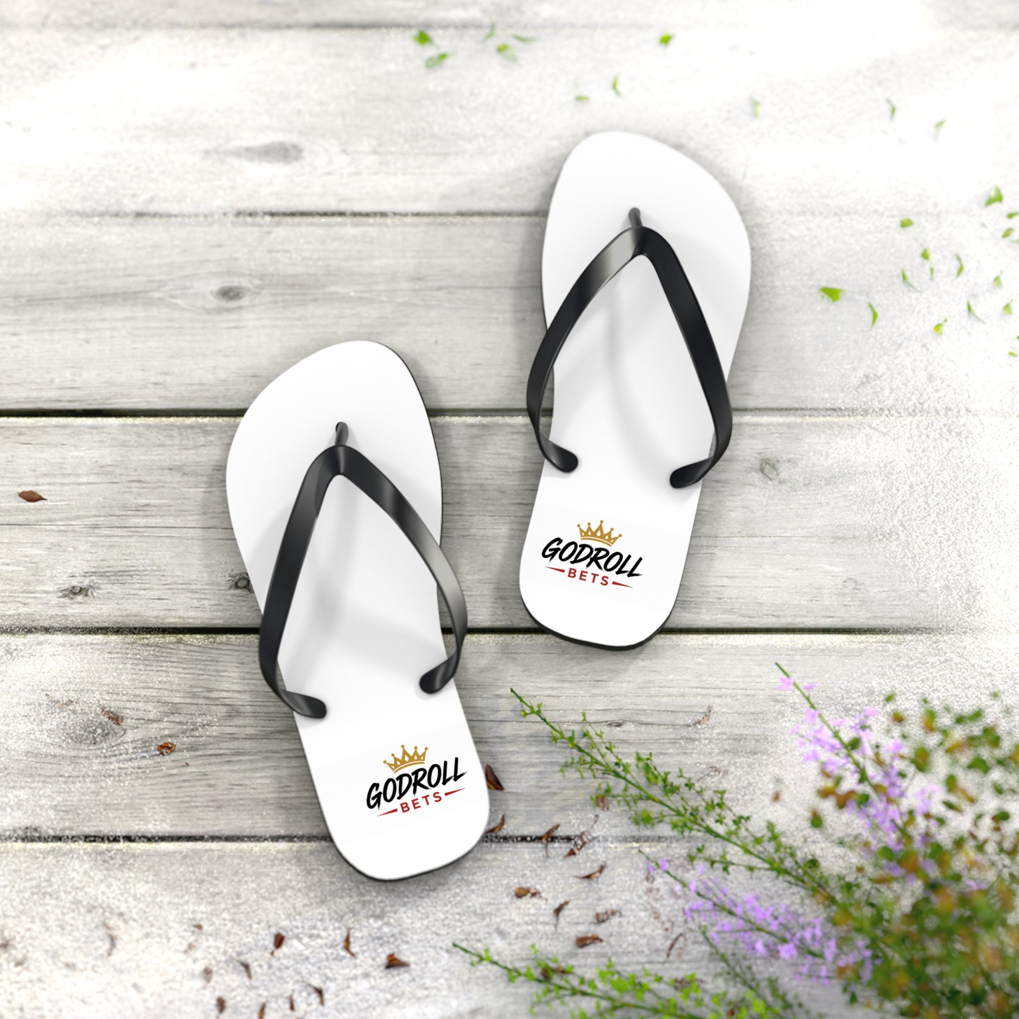 Flip Flops - Godroll Bets Logo Beach Sandals