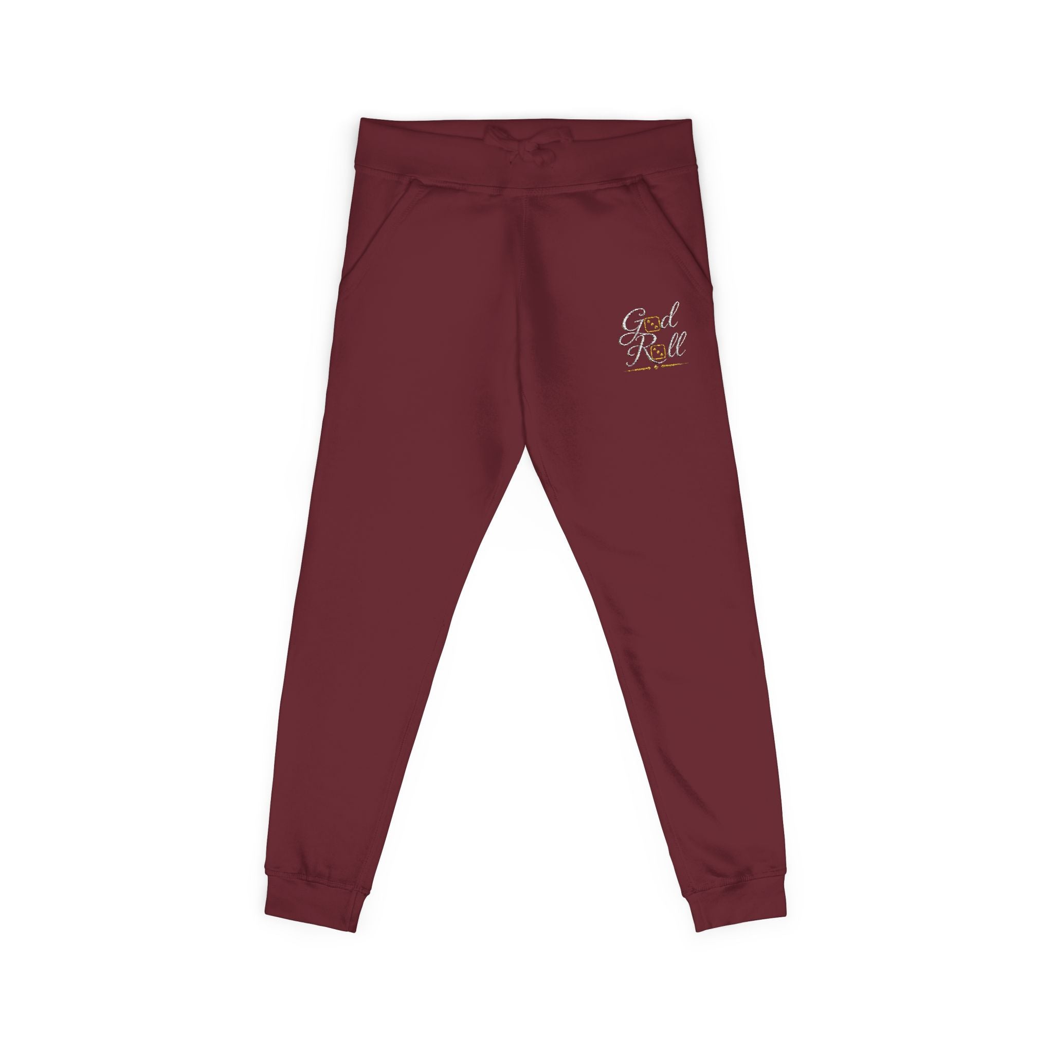 Stylish Cozy Fleece Sweatpants - minimal Accents
