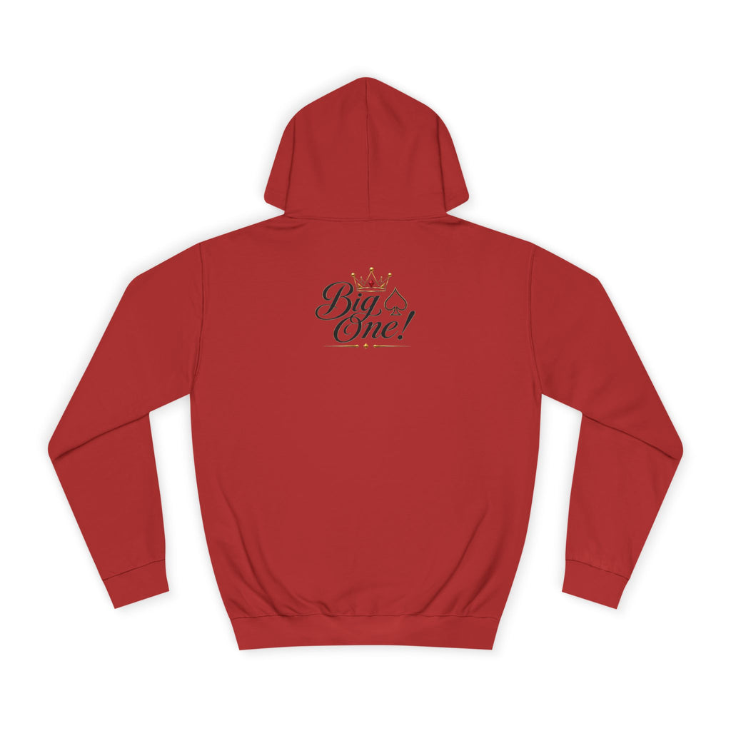 College Hoodie “Small One” Front / “Big One!” Back - Minimal Neon Stars