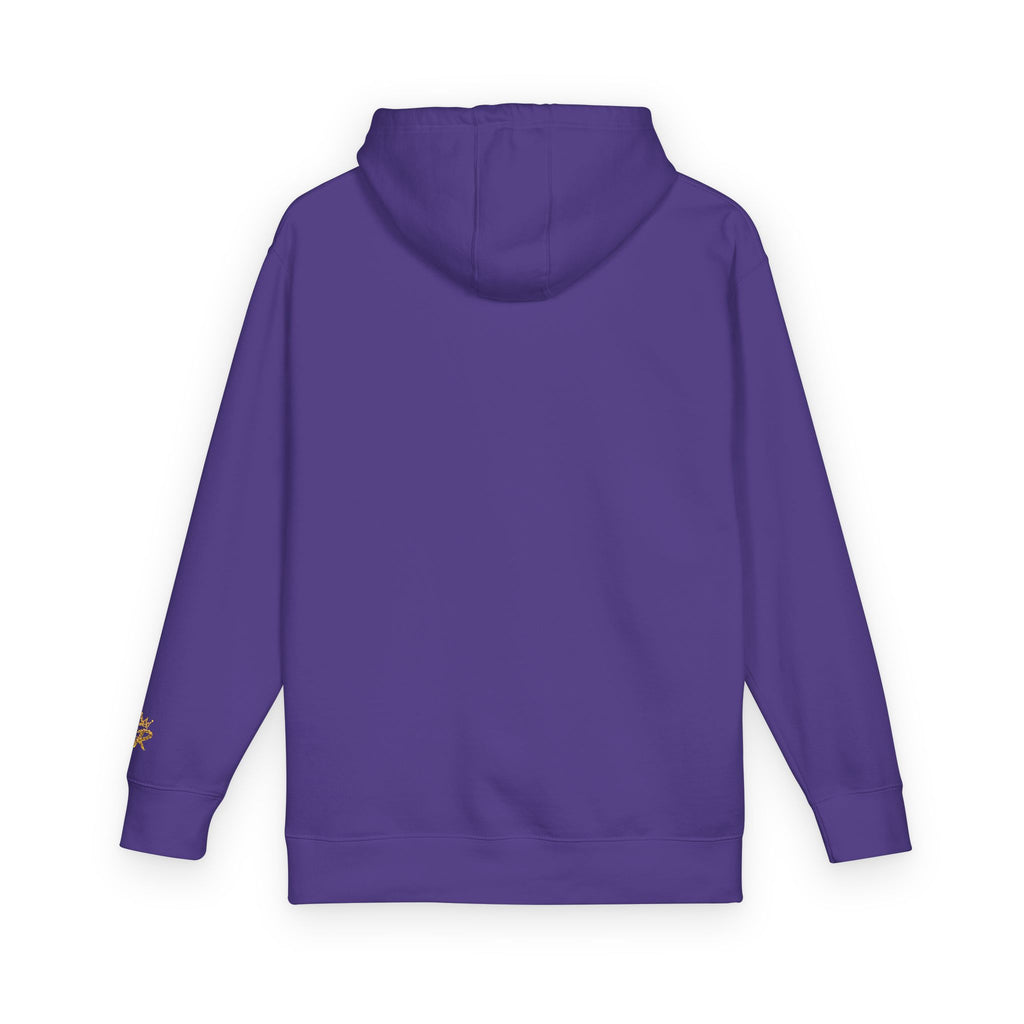 Skateboard 'Go For A Roll' White Fleece Hoodie