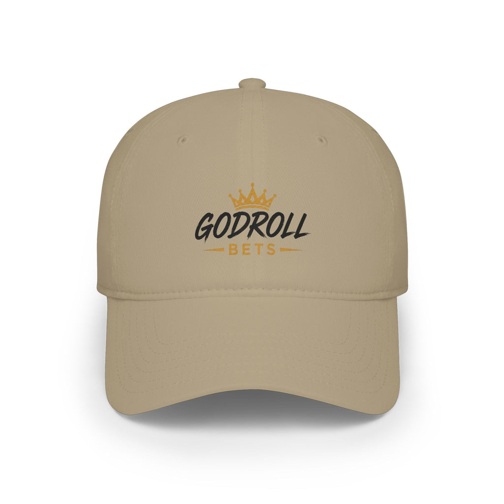 Godroll Bets Low Profile Baseball Cap — Crown Logo Sports Hat