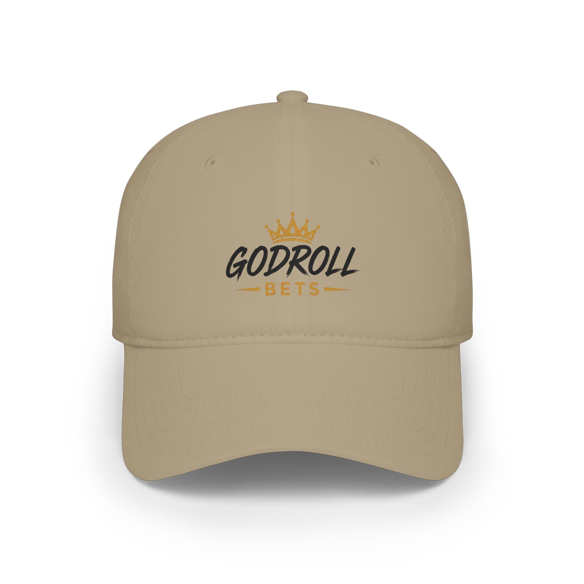 Godroll Bets Low Profile Baseball Cap — Crown Logo Sports Hat