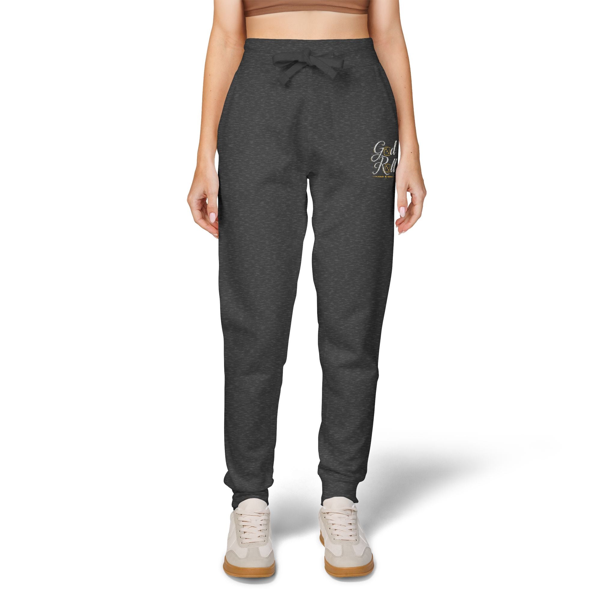Stylish Cozy Fleece Sweatpants - minimal Accents