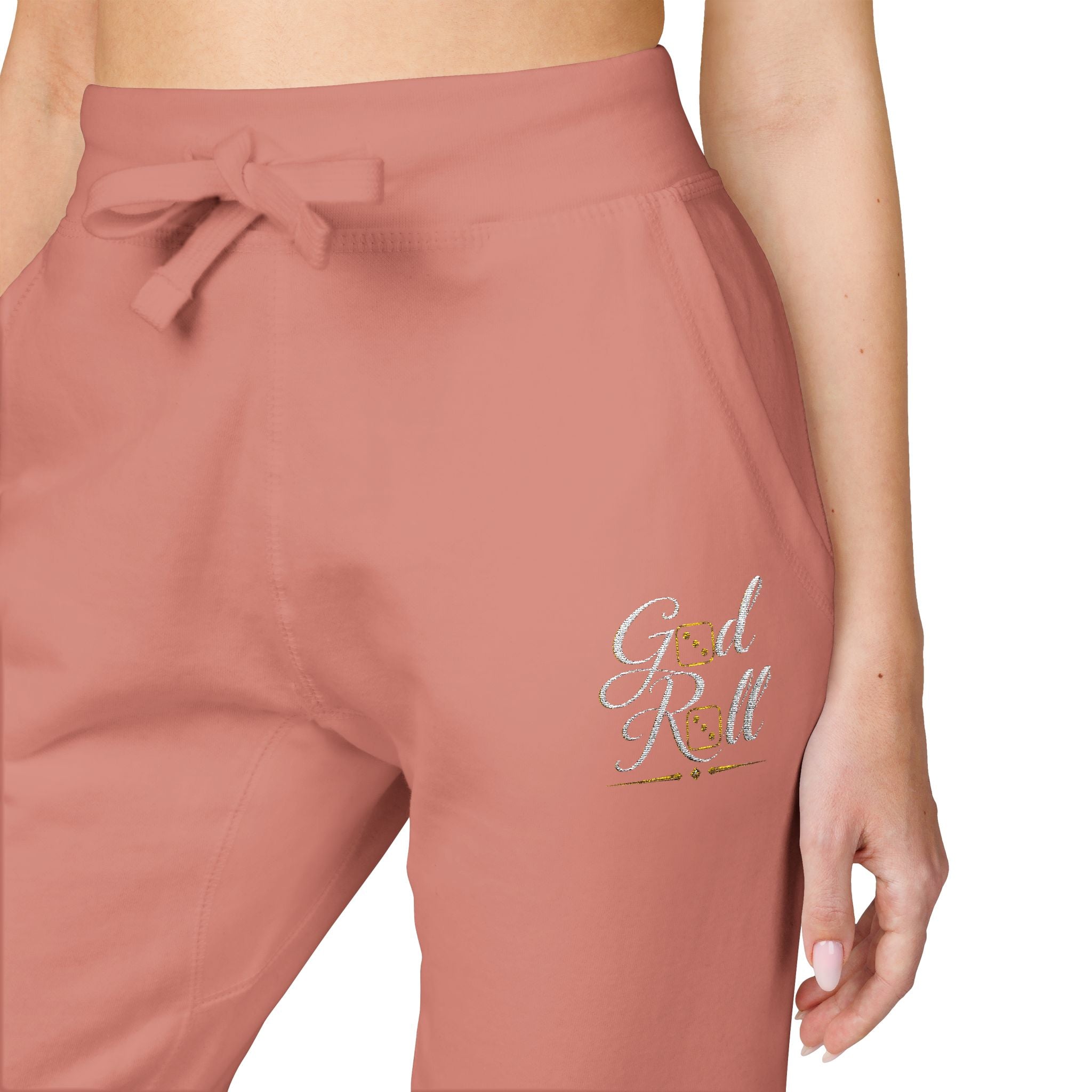Stylish Cozy Fleece Sweatpants - minimal Accents