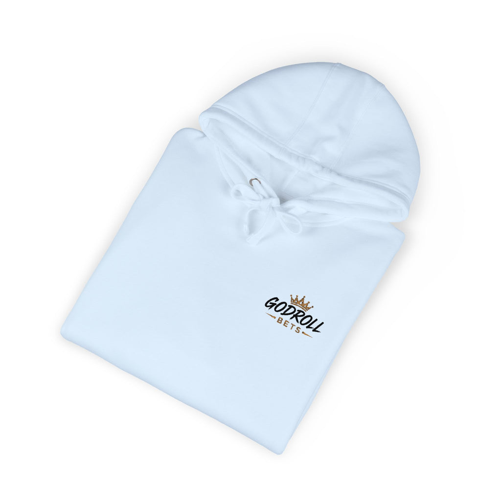 Skateboard 'Go For A Roll' White Fleece Hoodie