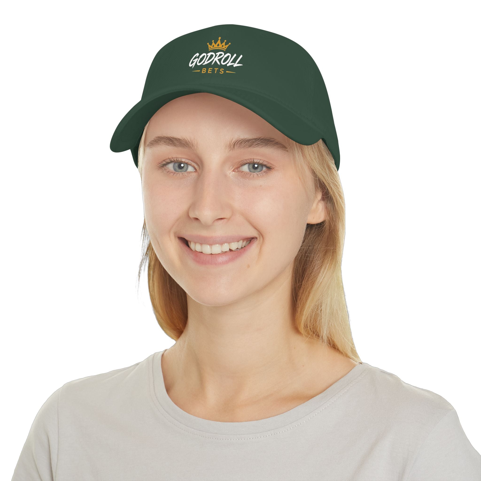 Godroll Bets Crown Baseball Cap — Low Profile, High Roller