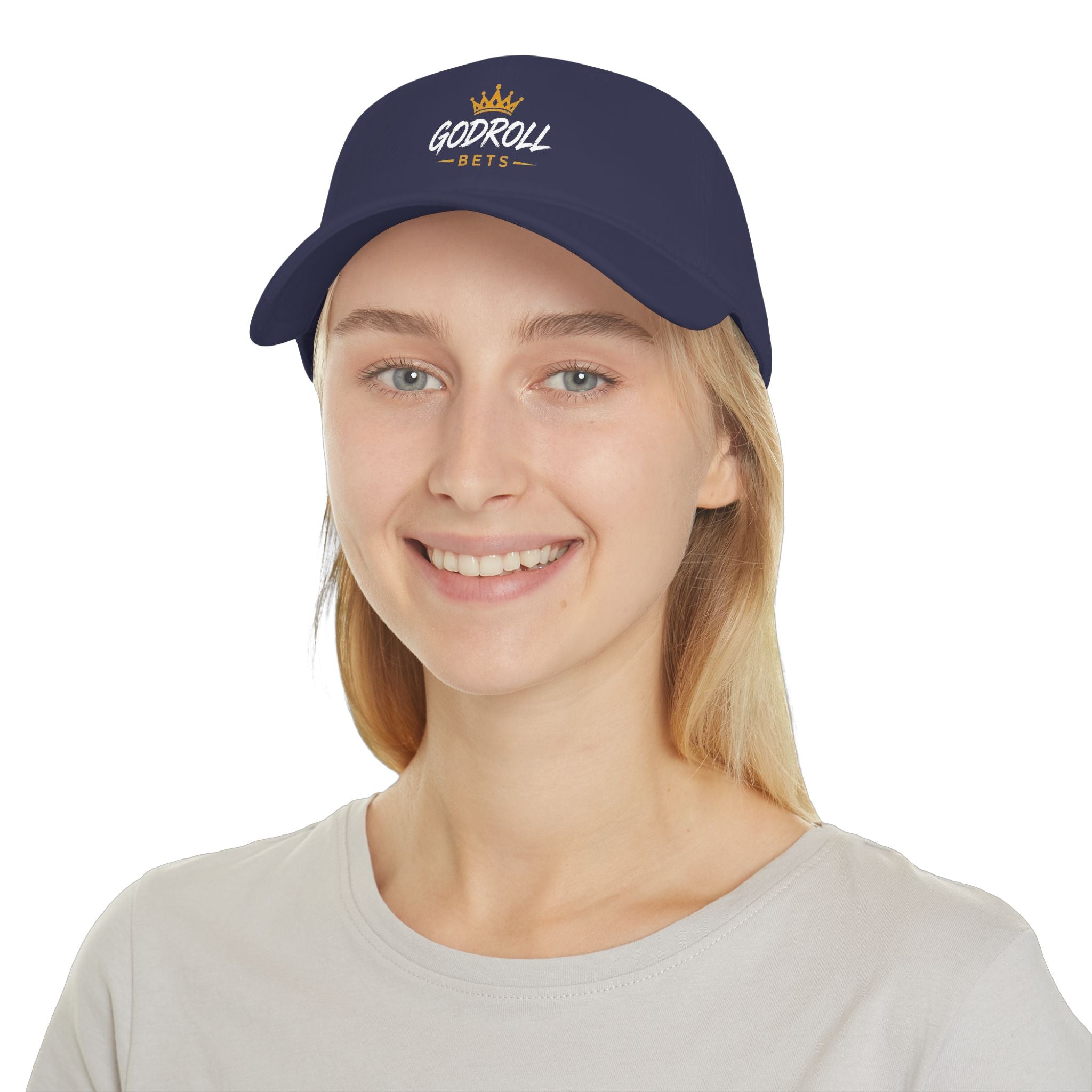 Godroll Bets Crown Baseball Cap — Low Profile, High Roller