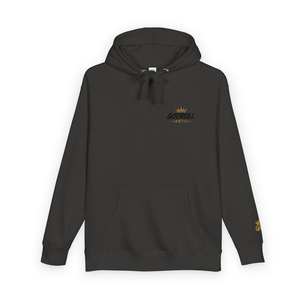 Skateboard 'Go For A Roll' White Fleece Hoodie