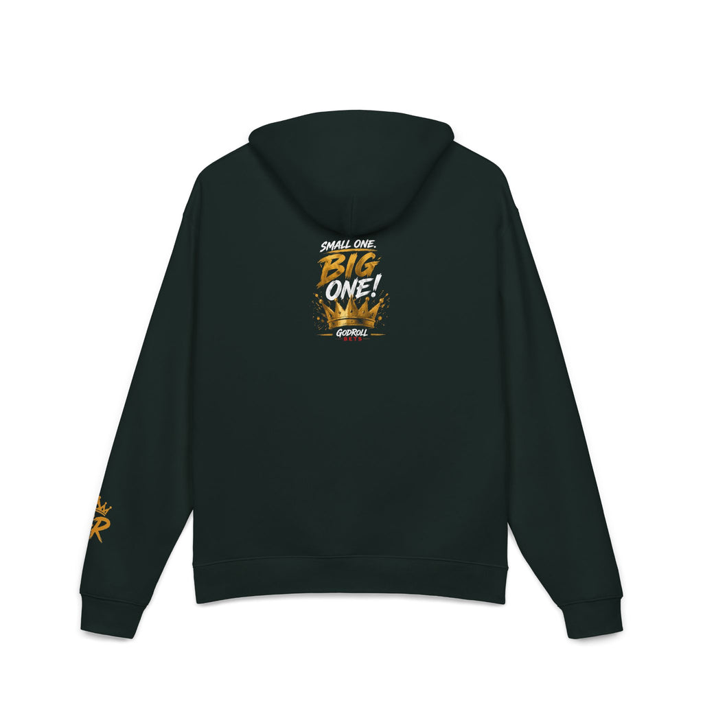 GodRoll Bets Hoodie — "Small One, Big One!" Graphic Crown Pullover