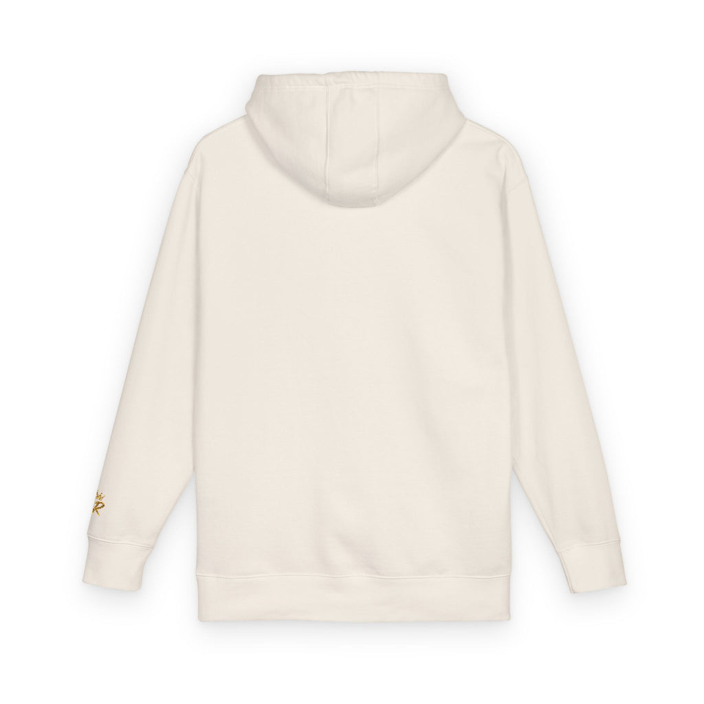 Skateboard 'Go For A Roll' White Fleece Hoodie