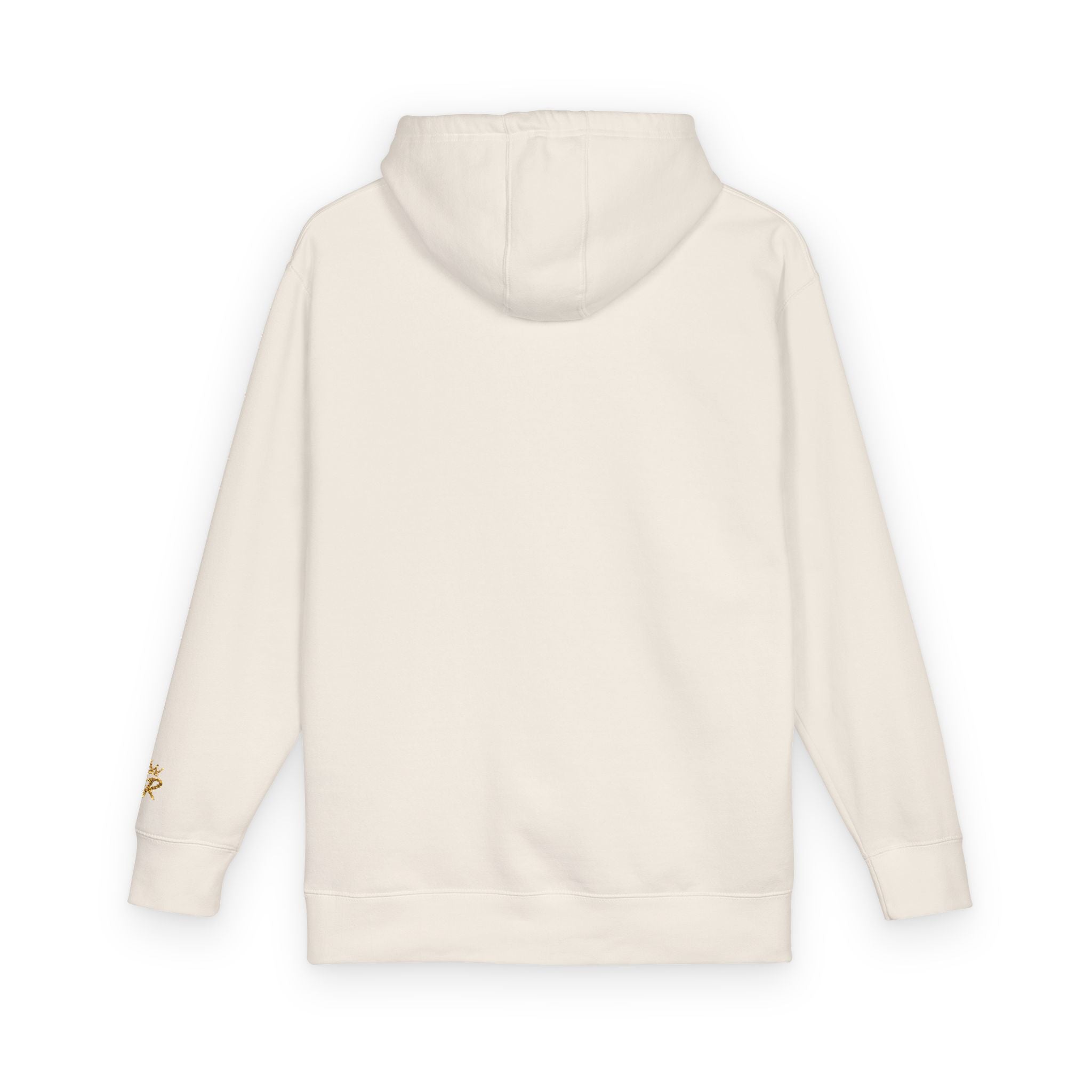 Skateboard 'Go For A Roll' White Fleece Hoodie
