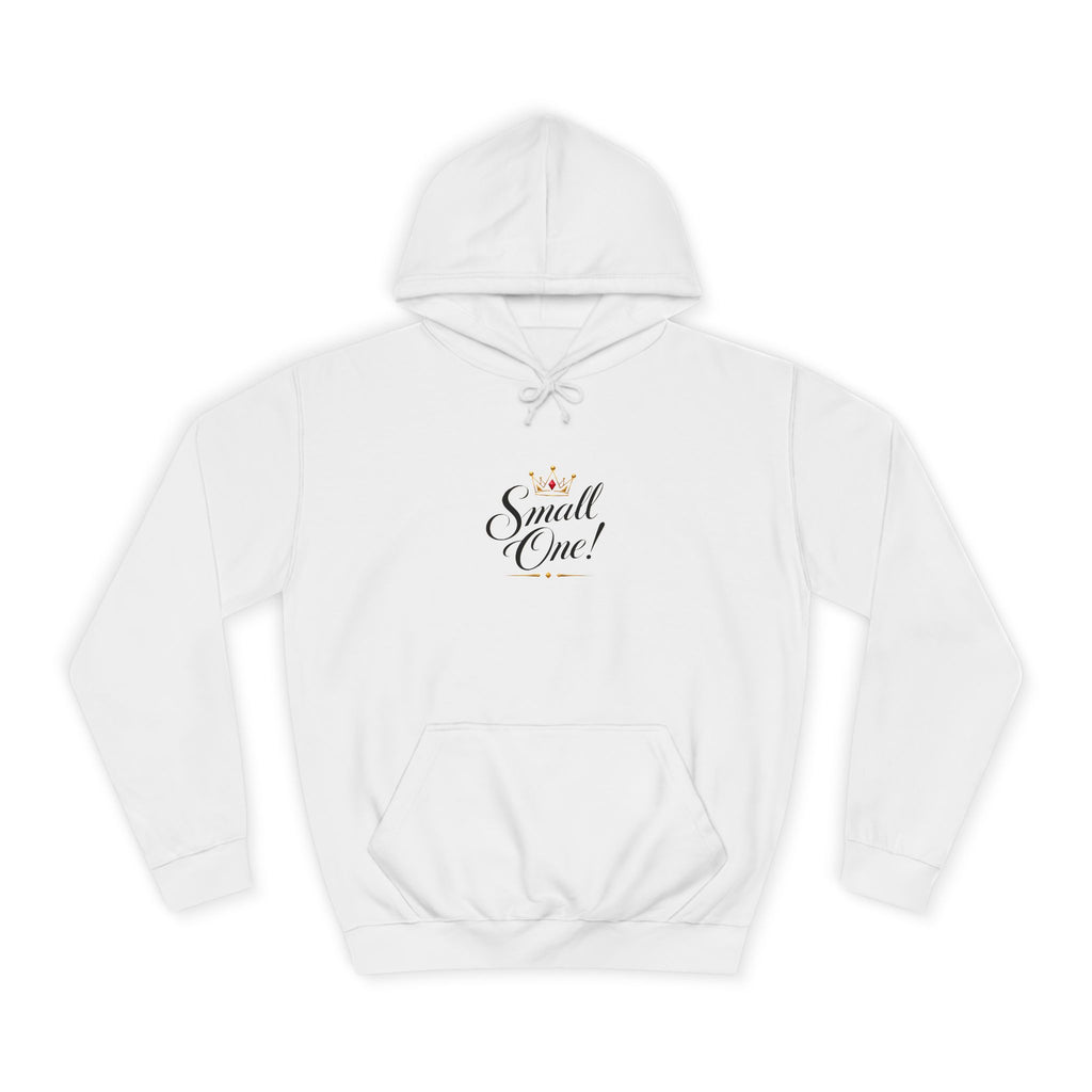 College Hoodie “Small One” Front / “Big One!” Back - Minimal Neon Stars