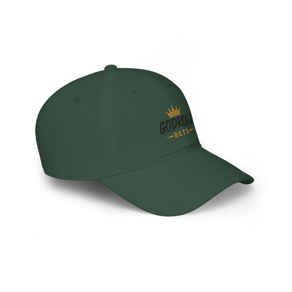 Godroll Bets Low Profile Baseball Cap — Crown Logo Sports Hat