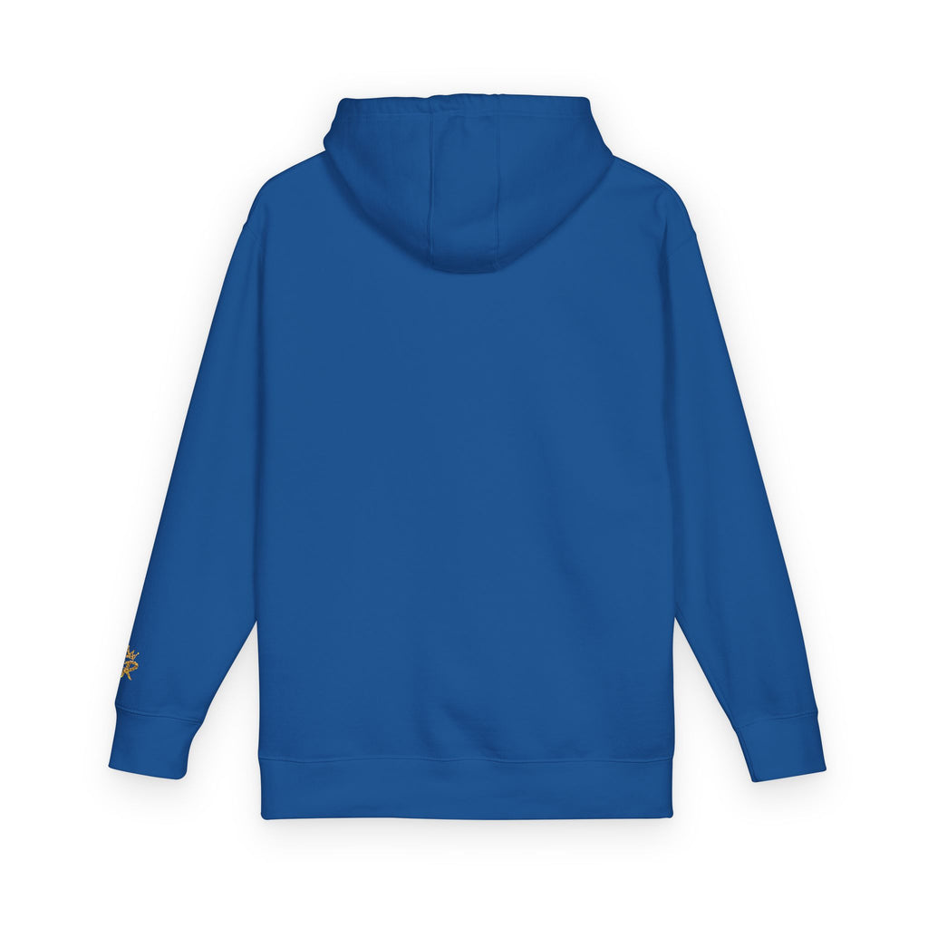 Skateboard 'Go For A Roll' White Fleece Hoodie