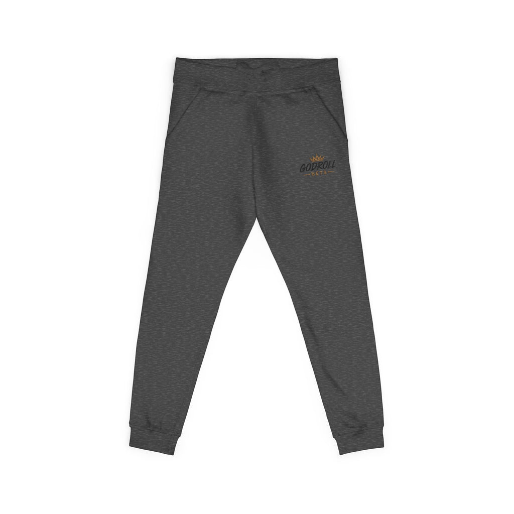 Embroidered 'Goddess Vibes' Fleece Sweatpants — Cozy Casual Joggers