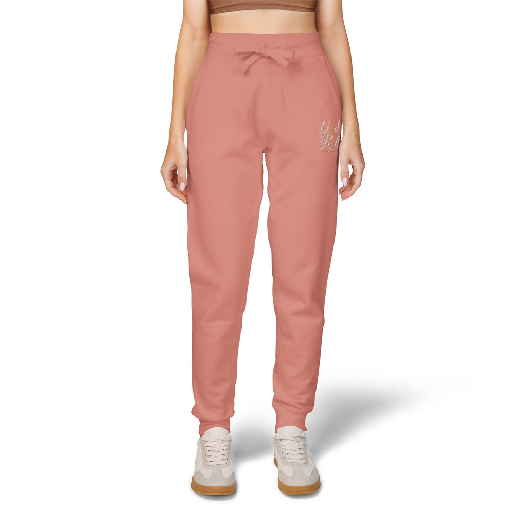 Stylish Cozy Fleece Sweatpants - minimal Accents