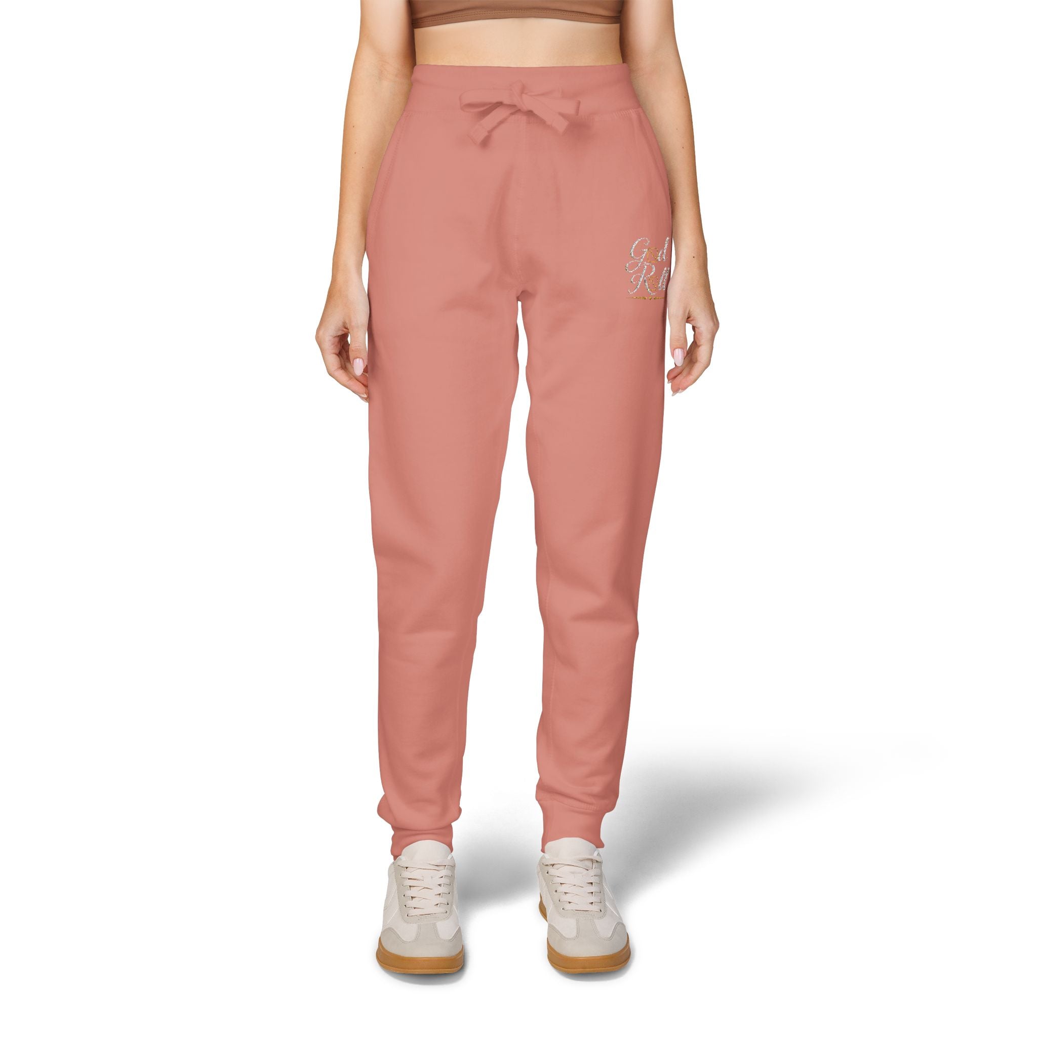 Stylish Cozy Fleece Sweatpants - minimal Accents