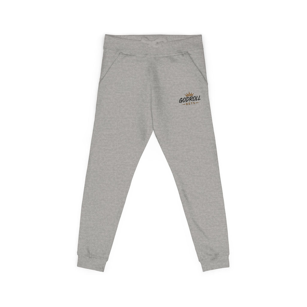 Embroidered 'Goddess Vibes' Fleece Sweatpants — Cozy Casual Joggers