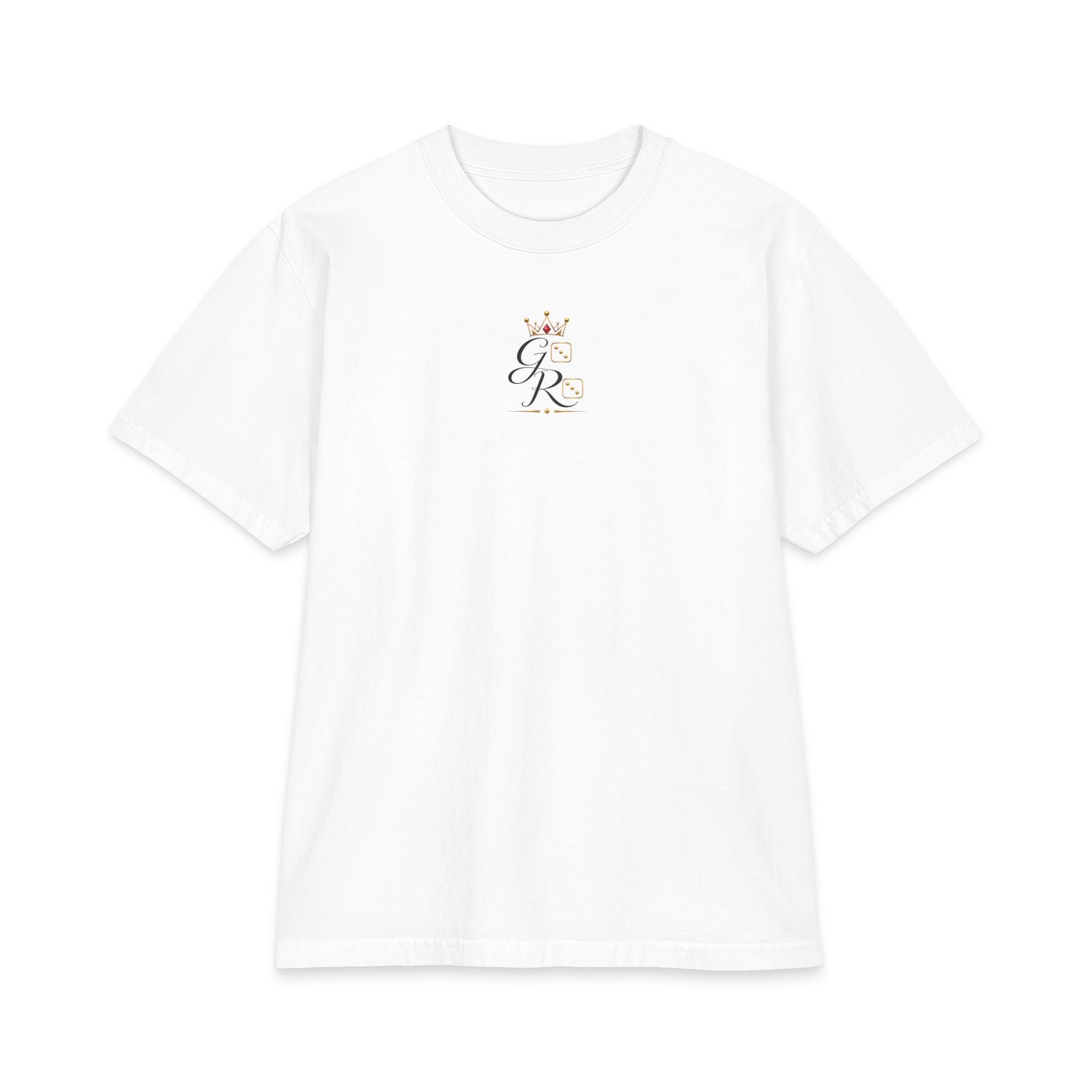 God Roll Crown Graphic T‑Shirt — Elegant Script Logo Tee
