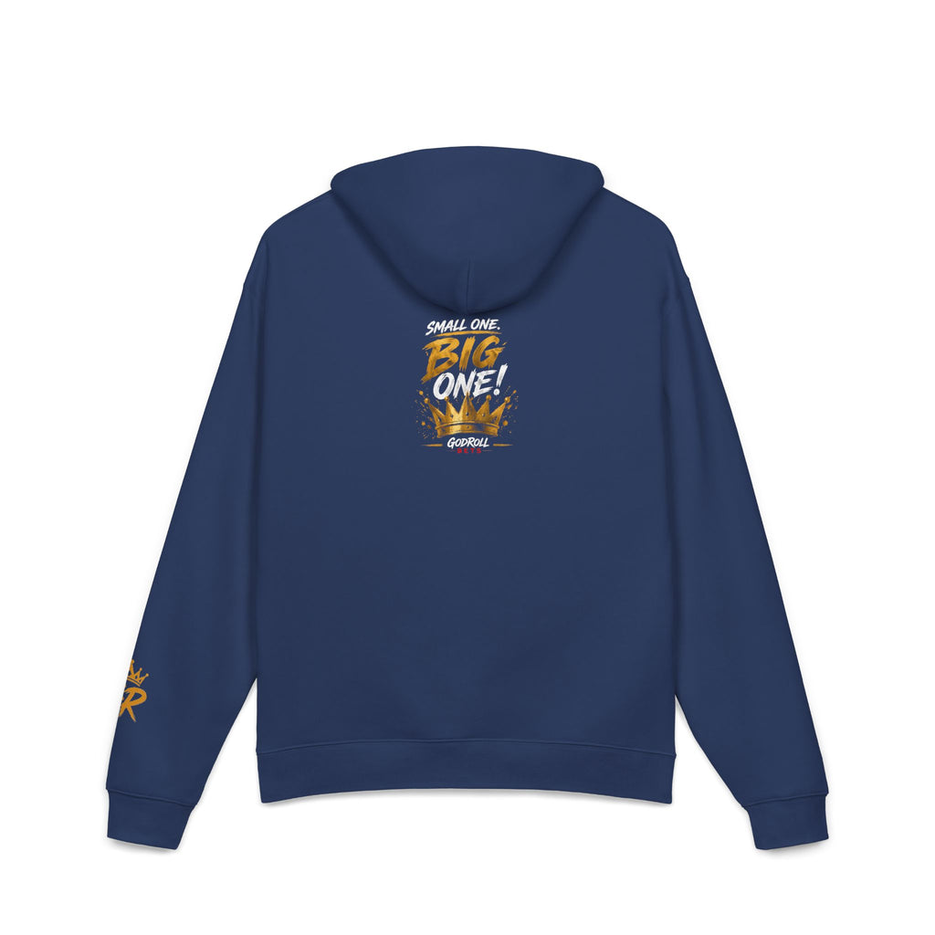 GodRoll Bets Hoodie — "Small One, Big One!" Graphic Crown Pullover