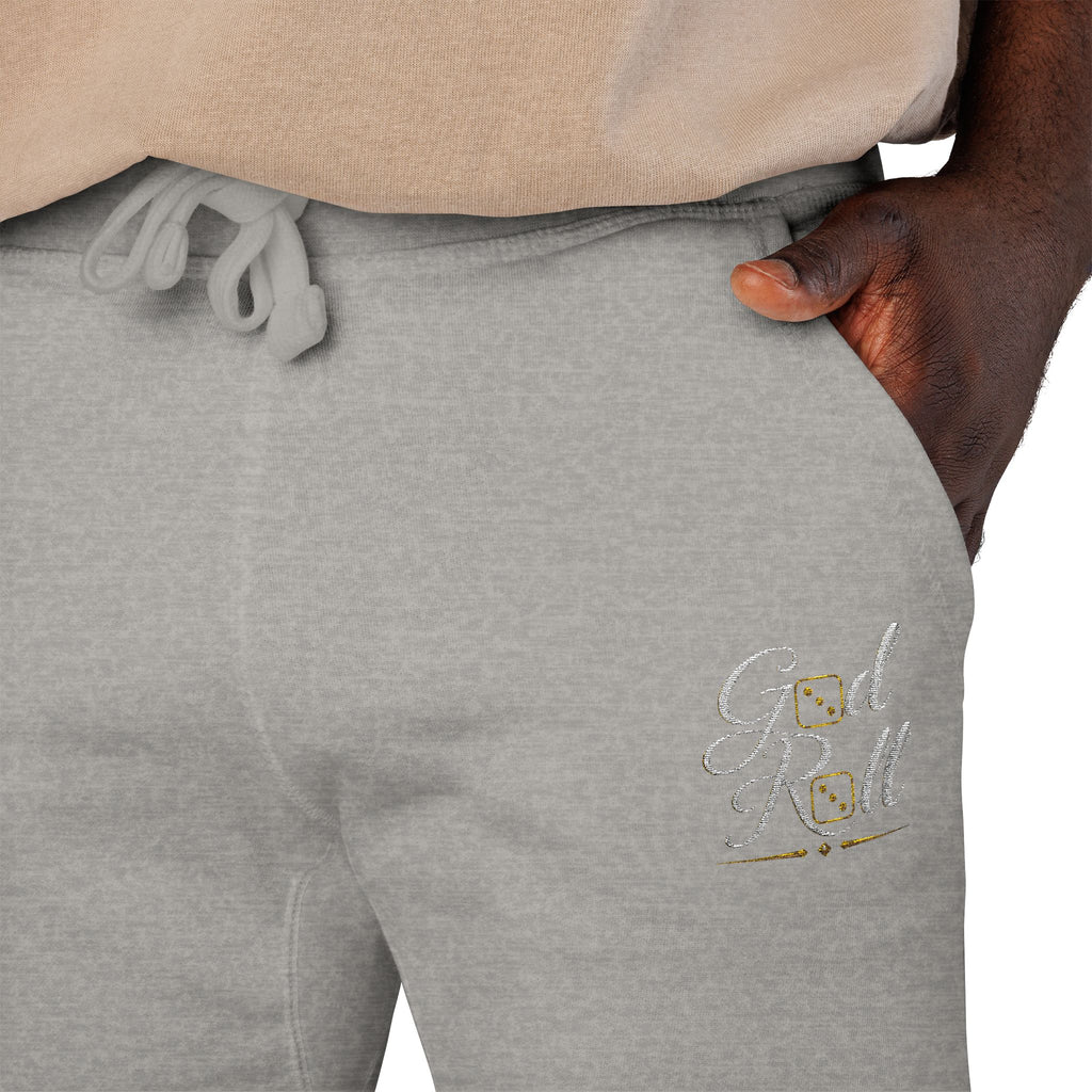 Stylish Cozy Fleece Sweatpants - minimal Accents