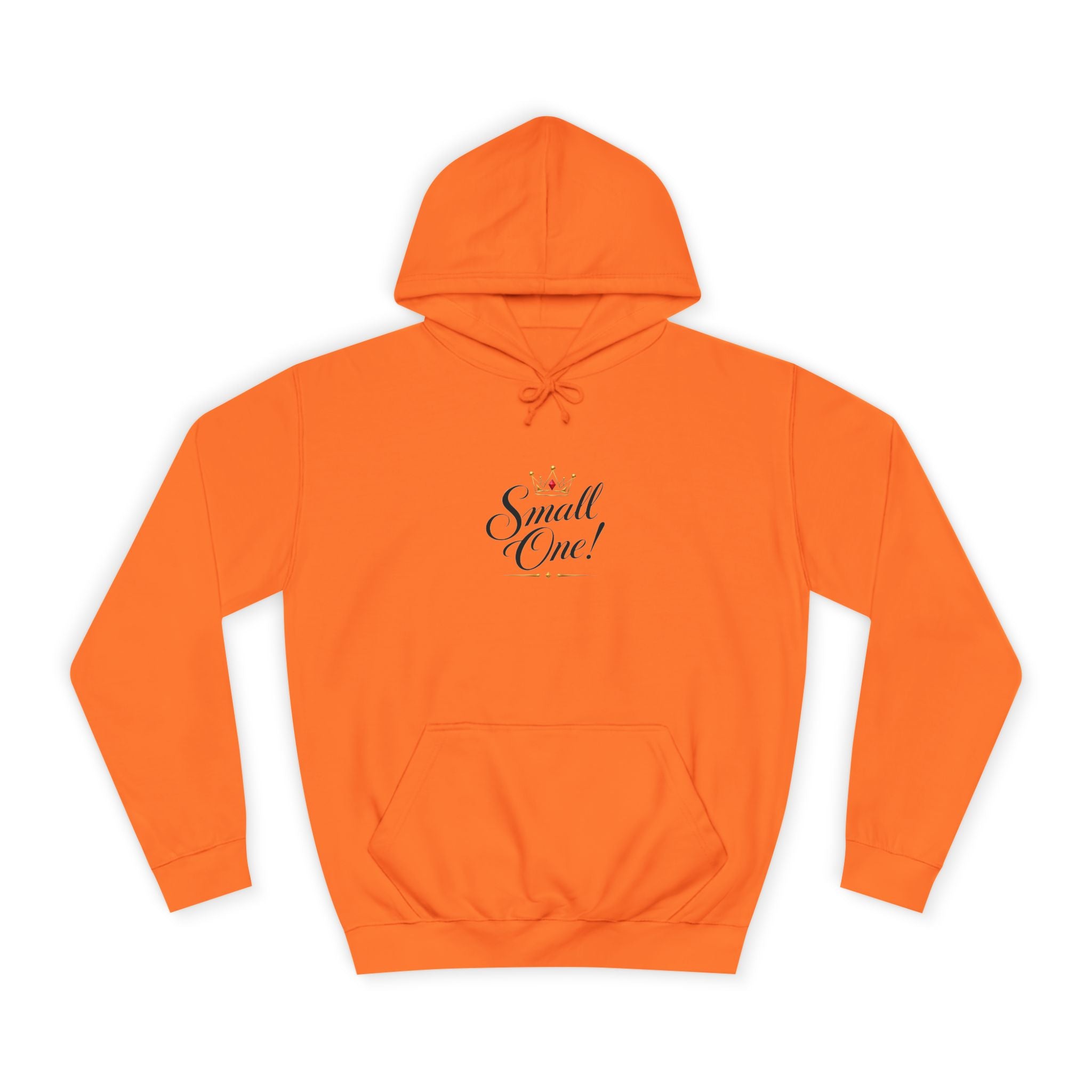 College Hoodie “Small One” Front / “Big One!” Back - Minimal Neon Stars