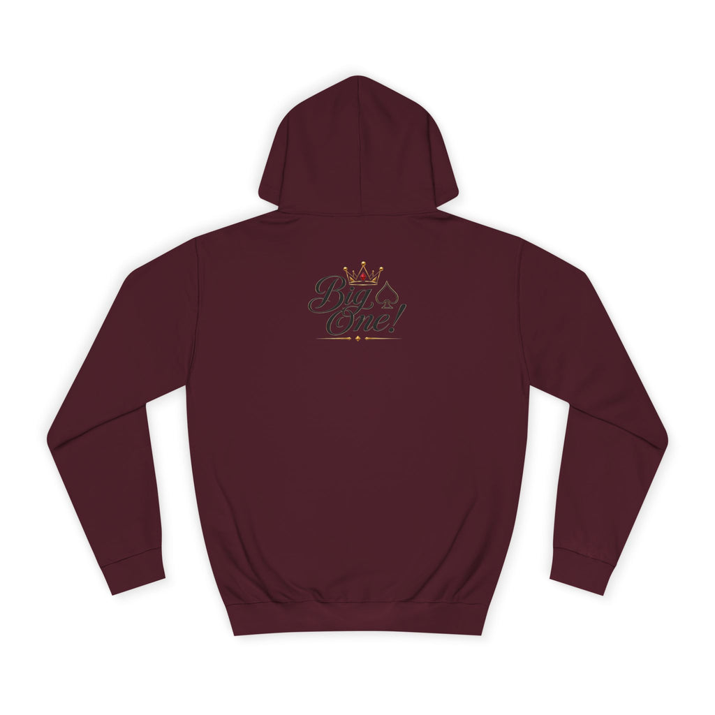 College Hoodie “Small One” Front / “Big One!” Back - Minimal Neon Stars