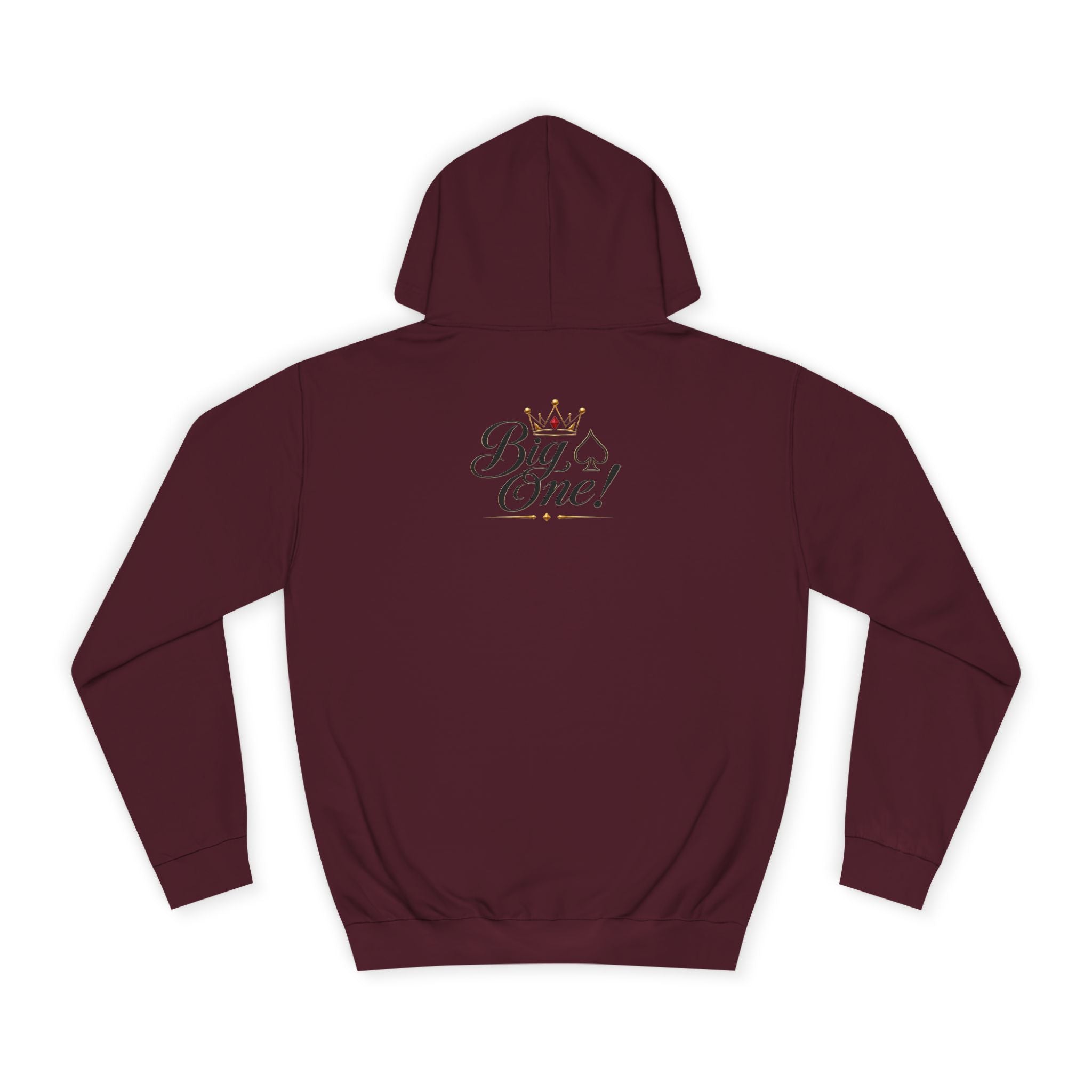 College Hoodie “Small One” Front / “Big One!” Back - Minimal Neon Stars