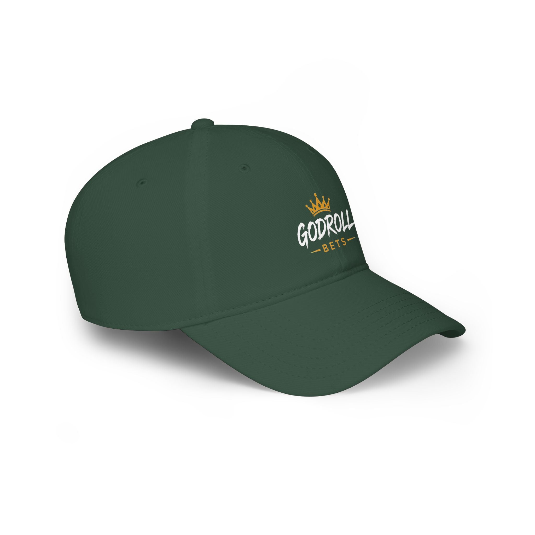 Godroll Bets Crown Baseball Cap — Low Profile, High Roller