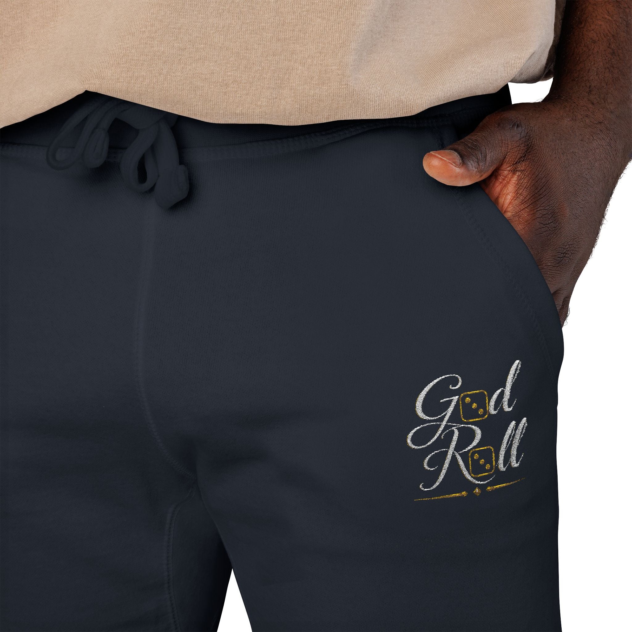 Stylish Cozy Fleece Sweatpants - minimal Accents