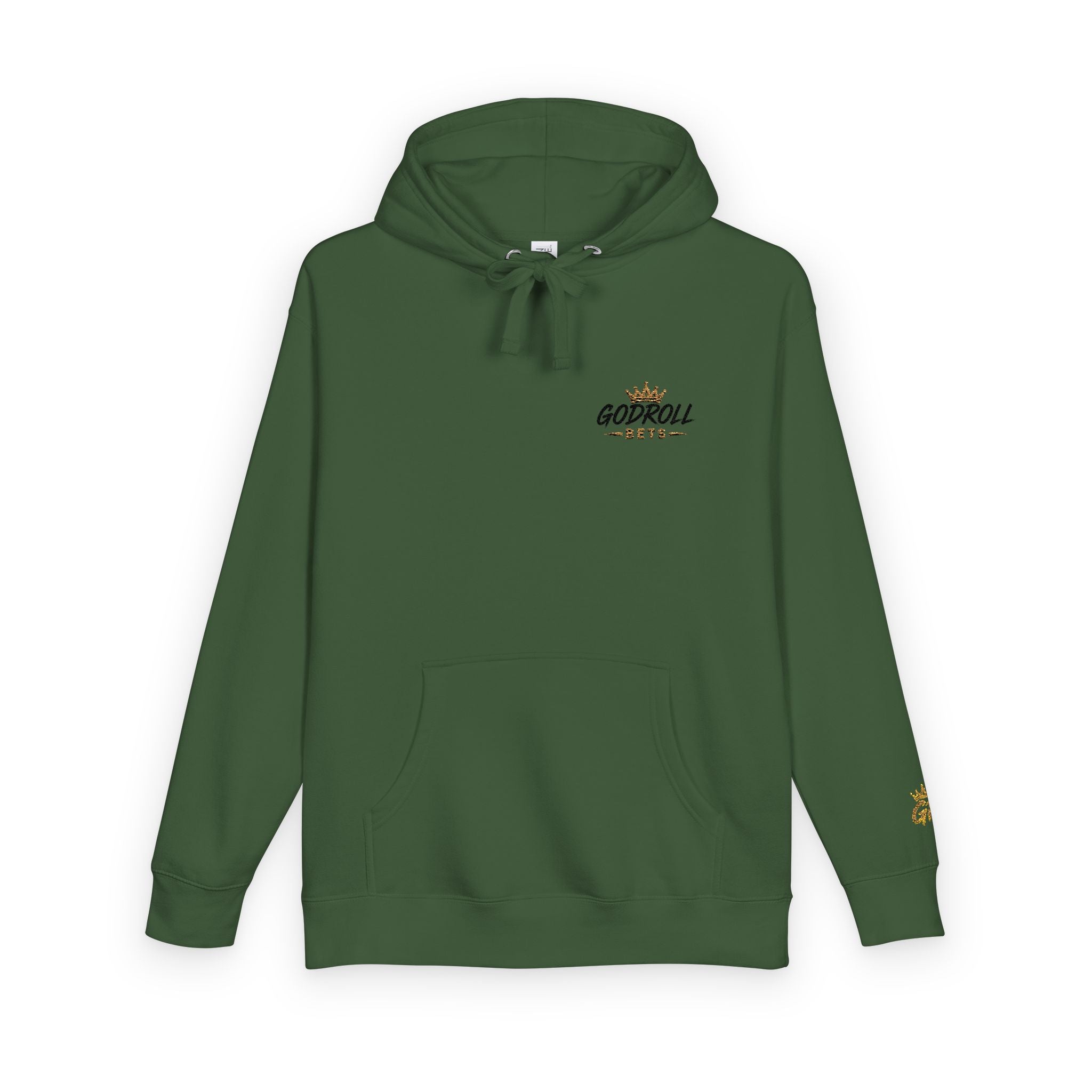 Skateboard 'Go For A Roll' White Fleece Hoodie