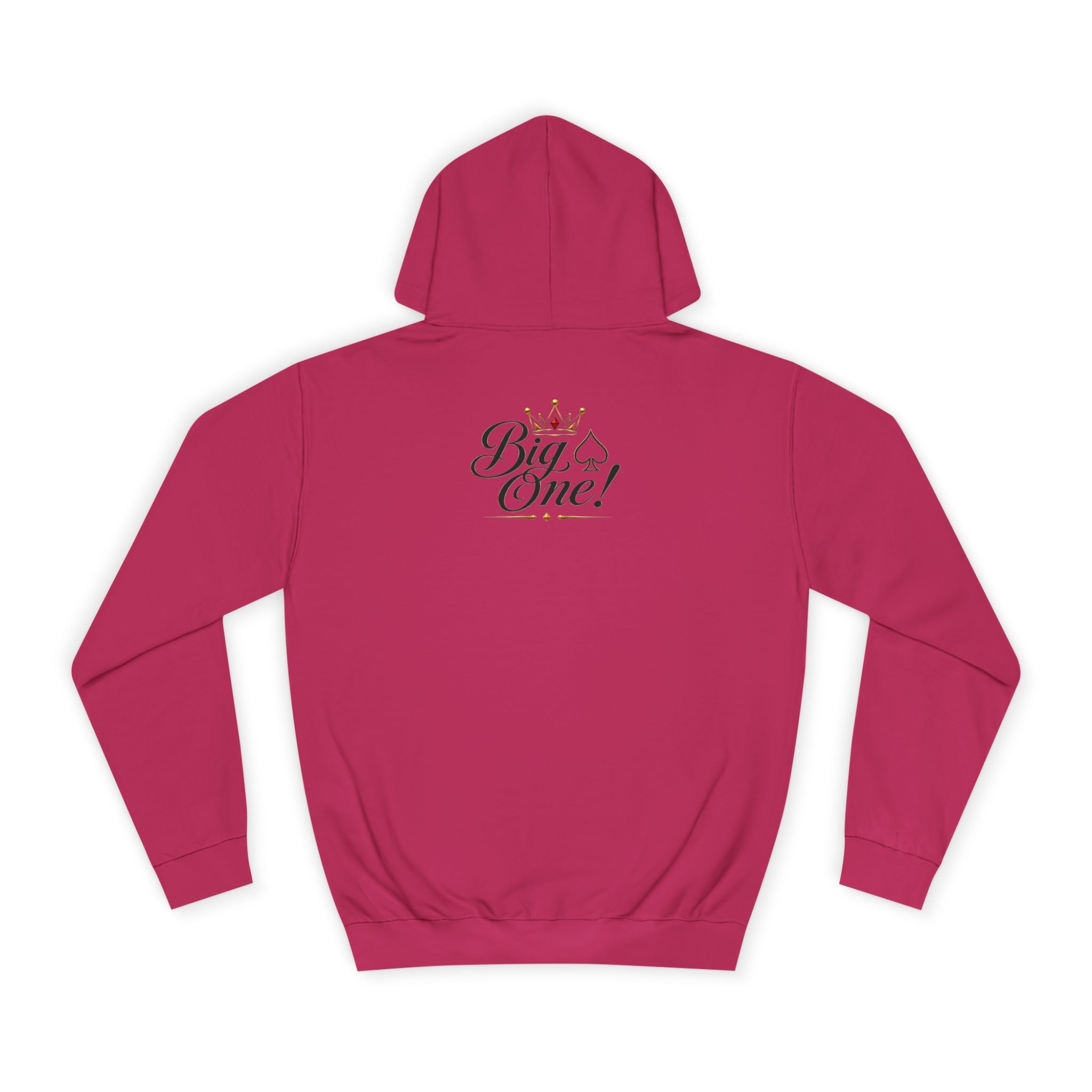 College Hoodie “Small One” Front / “Big One!” Back - Minimal Neon Stars