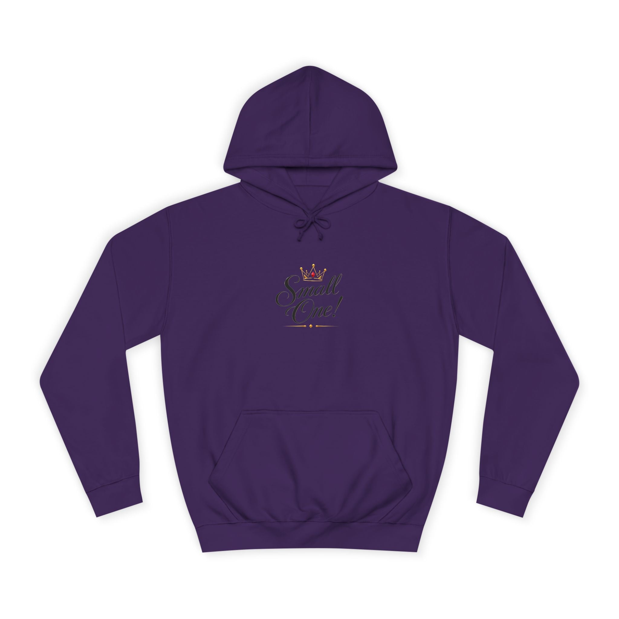College Hoodie “Small One” Front / “Big One!” Back - Minimal Neon Stars