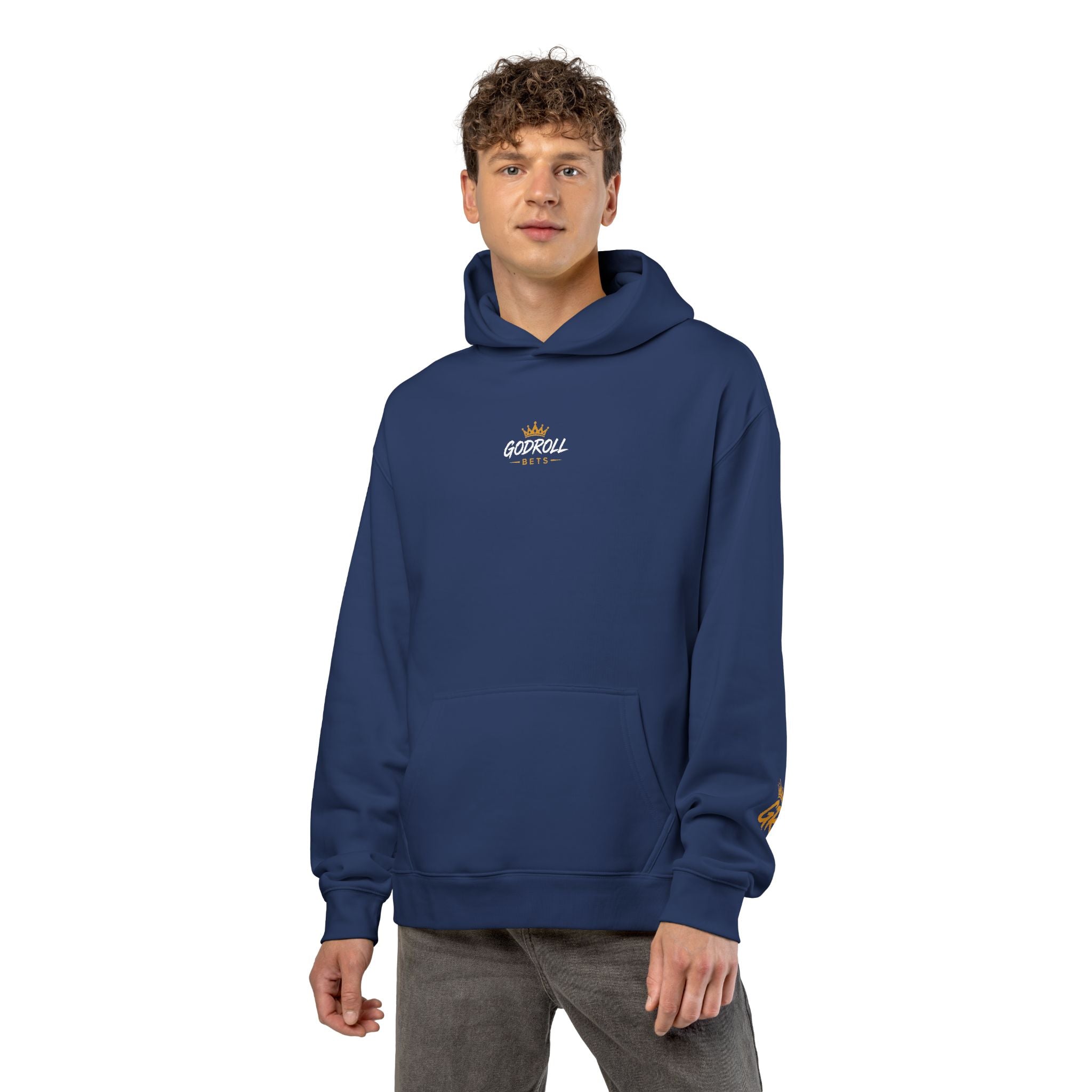 GodRoll Bets Hoodie — "Small One, Big One!" Graphic Crown Pullover