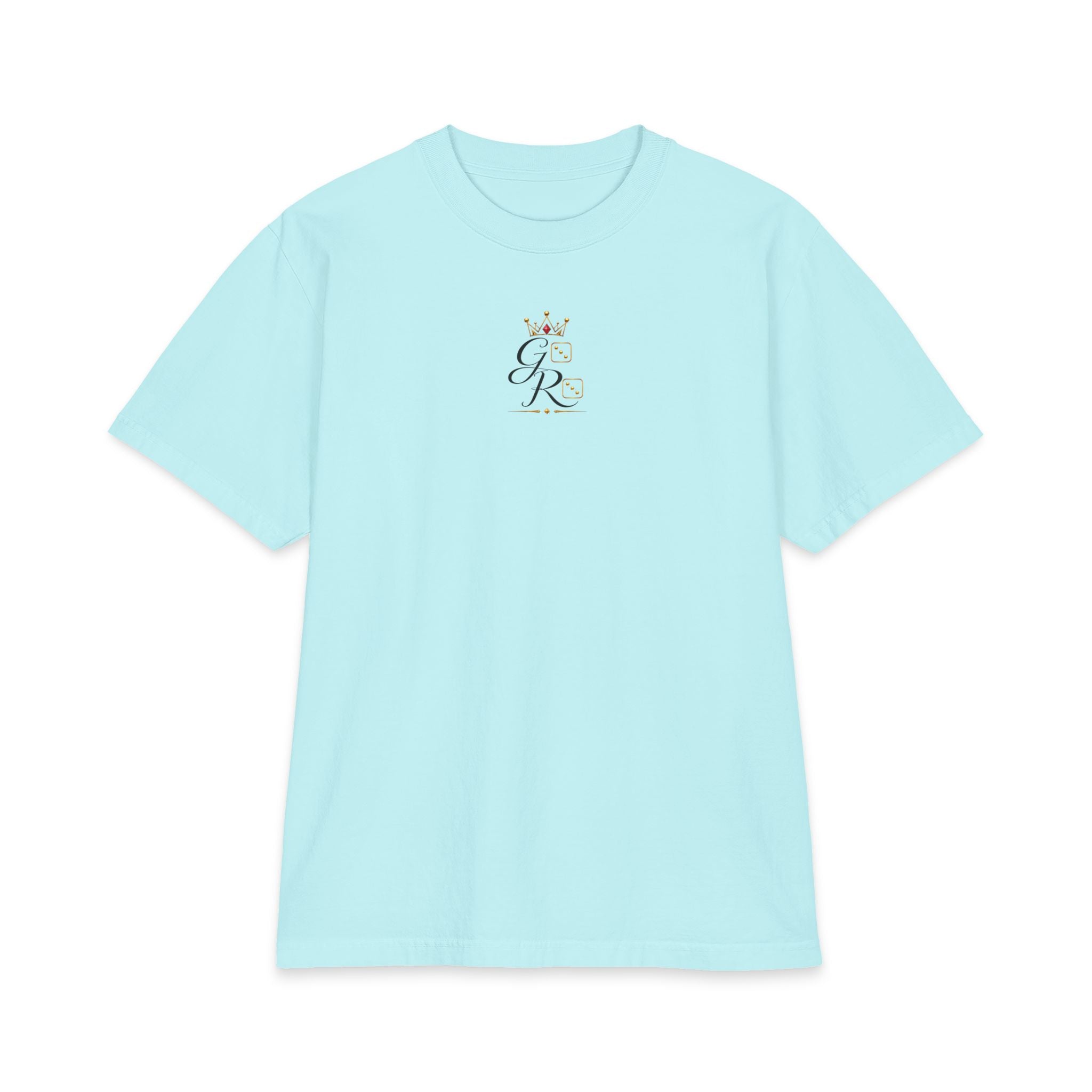 God Roll Crown Graphic T‑Shirt — Elegant Script Logo Tee