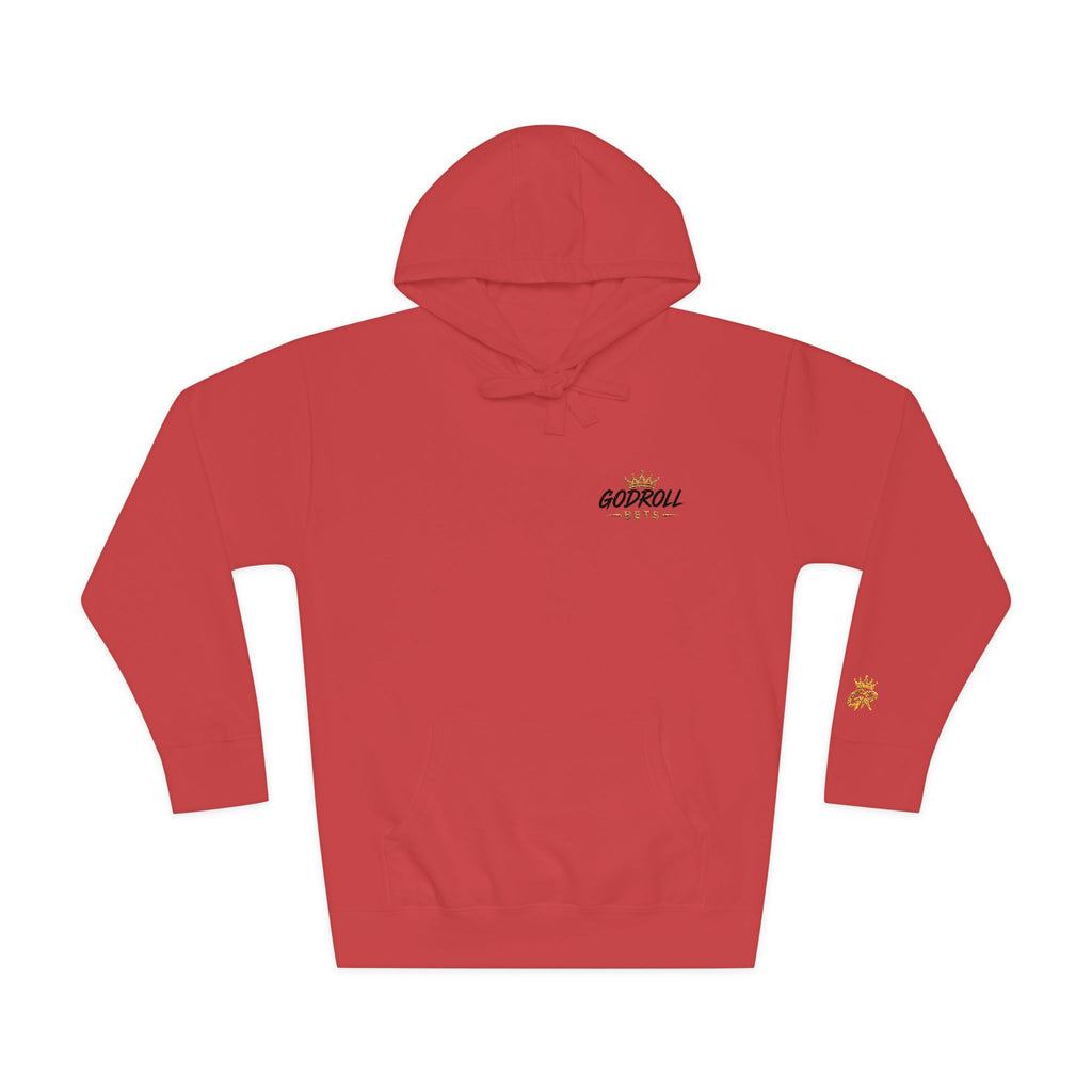 Gambling Godroll White Fleece Hoodie