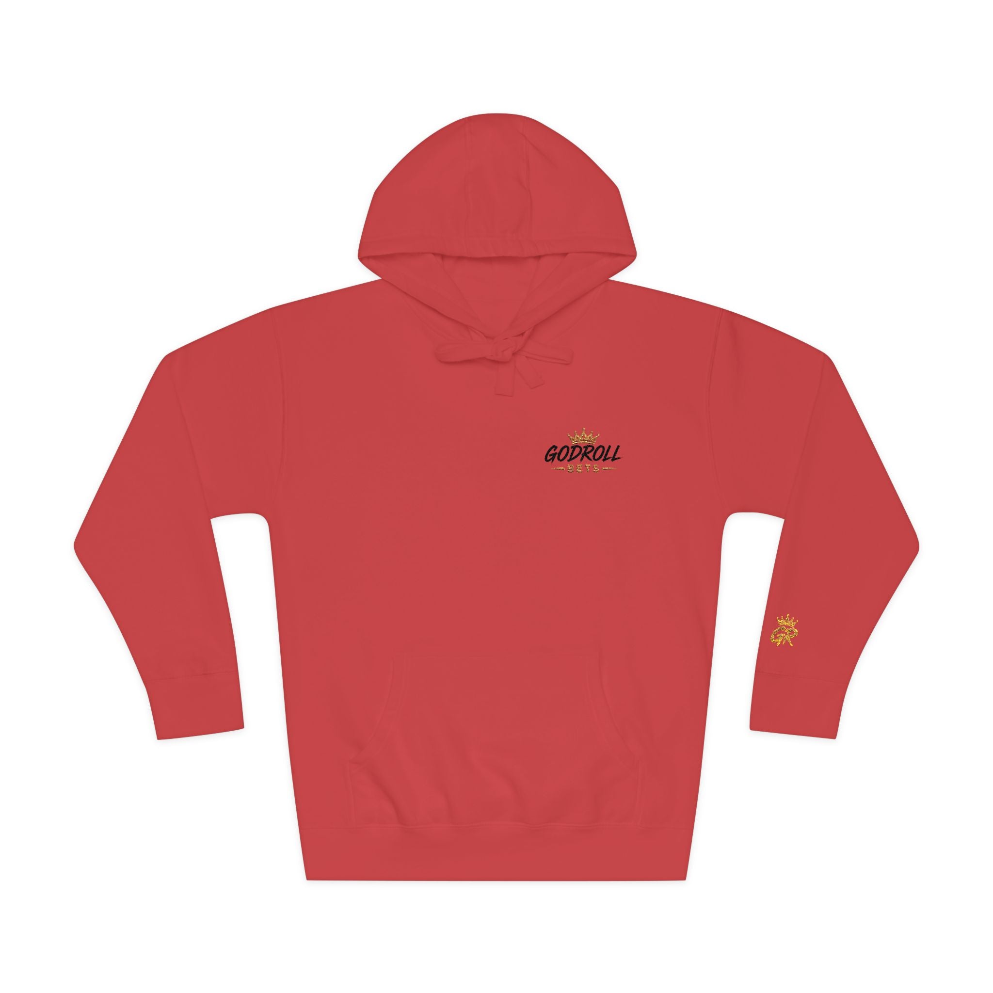 Skateboard 'Go For A Roll' White Fleece Hoodie