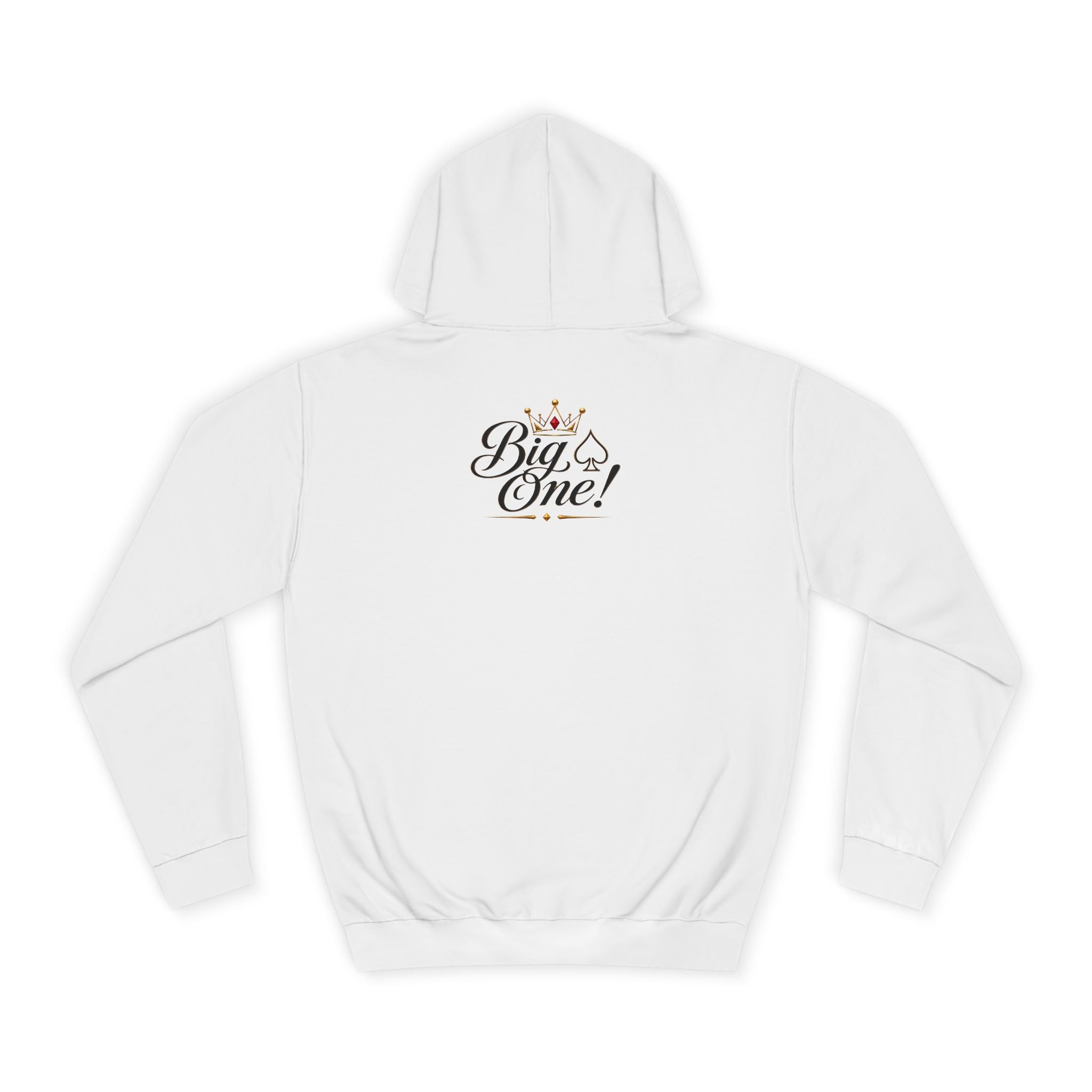 College Hoodie “Small One” Front / “Big One!” Back - Minimal Neon Stars