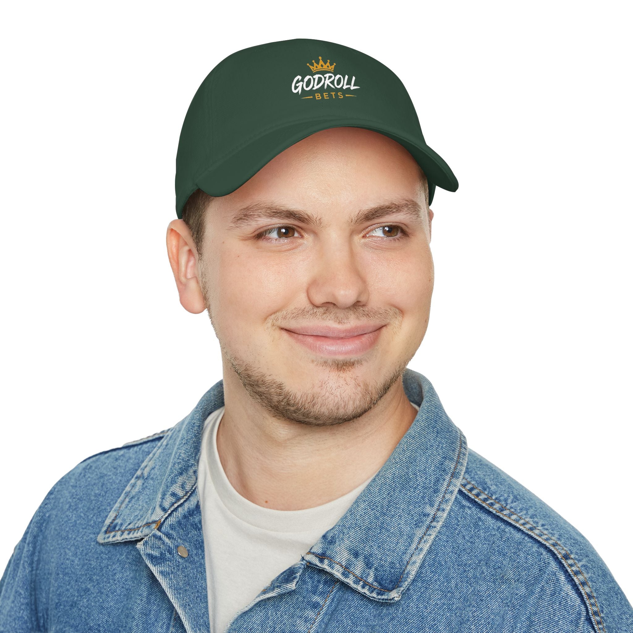 Godroll Bets Crown Baseball Cap — Low Profile, High Roller
