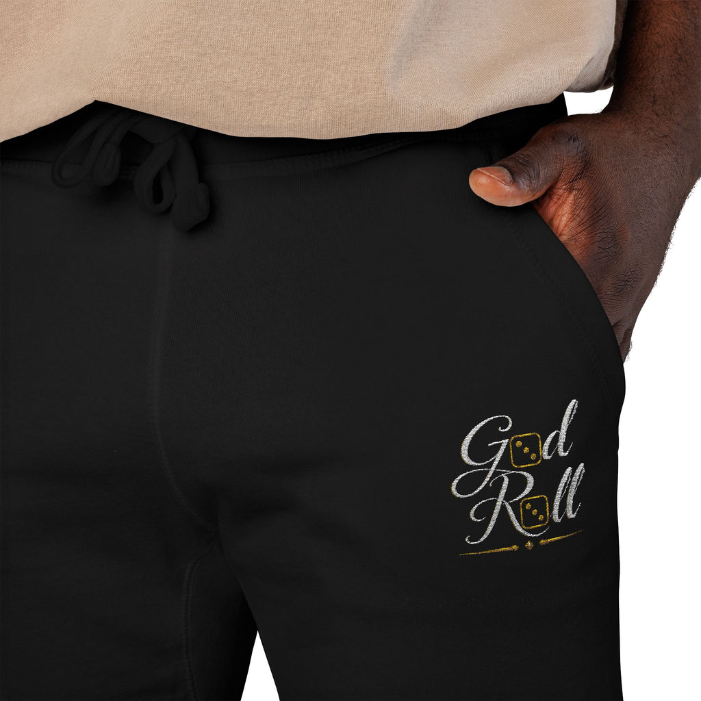 Stylish Cozy Fleece Sweatpants - minimal Accents