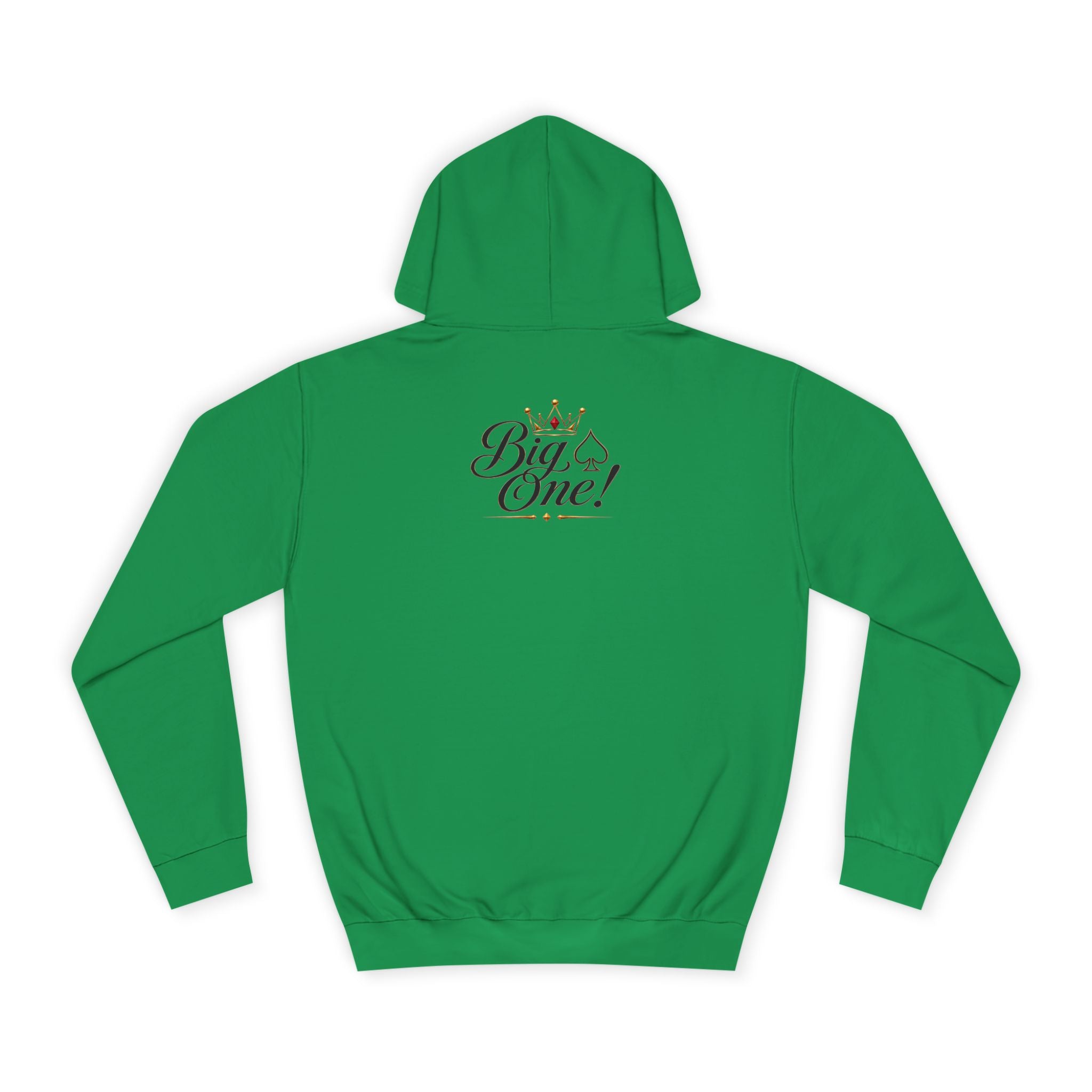 College Hoodie “Small One” Front / “Big One!” Back - Minimal Neon Stars