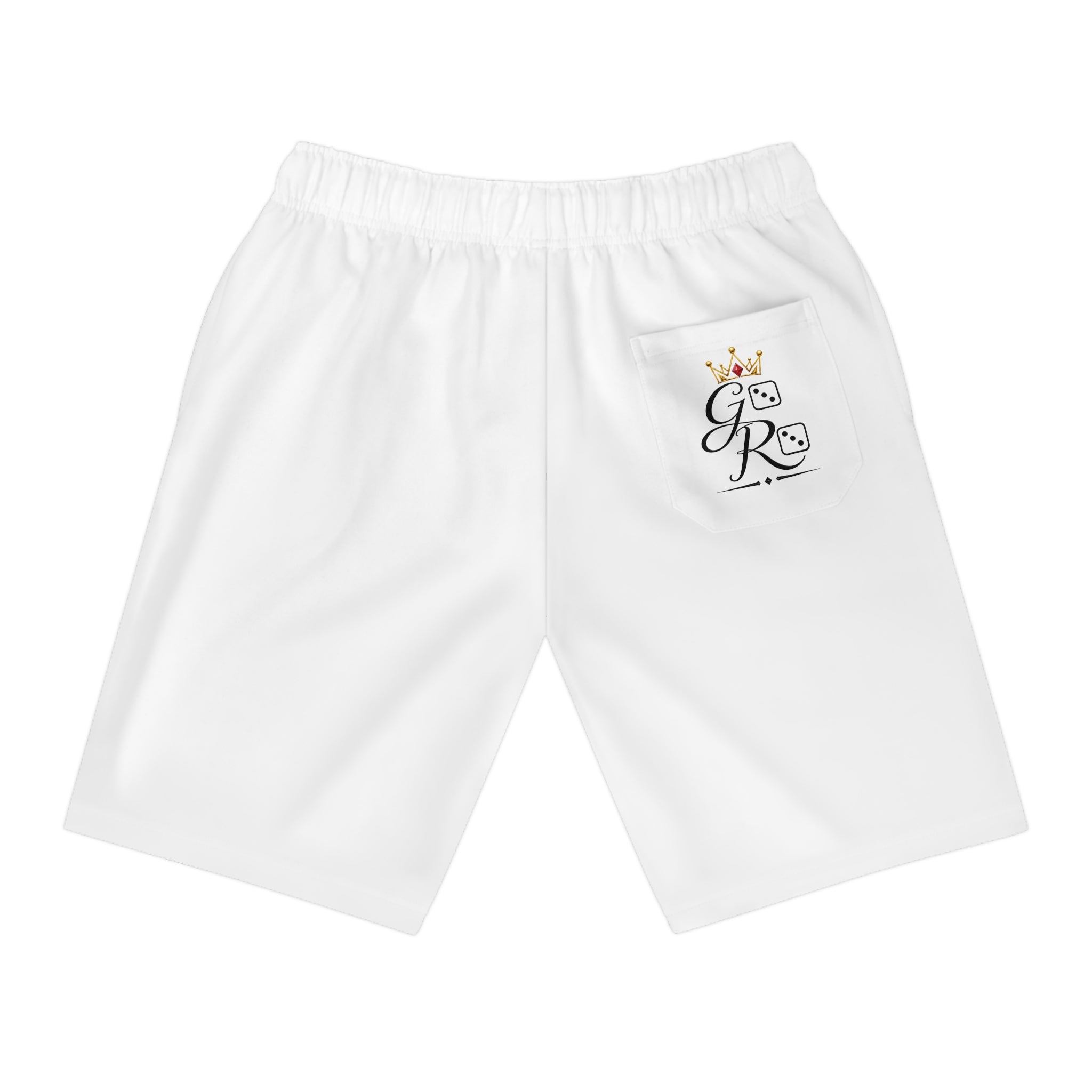 Gold 'GODROLL' Athletic Long Shorts — Stylish Performance Basketball Shorts