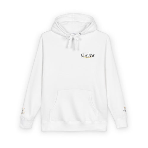Baggie Hoodie — Script "God Roll" Chest & Sleeve Design