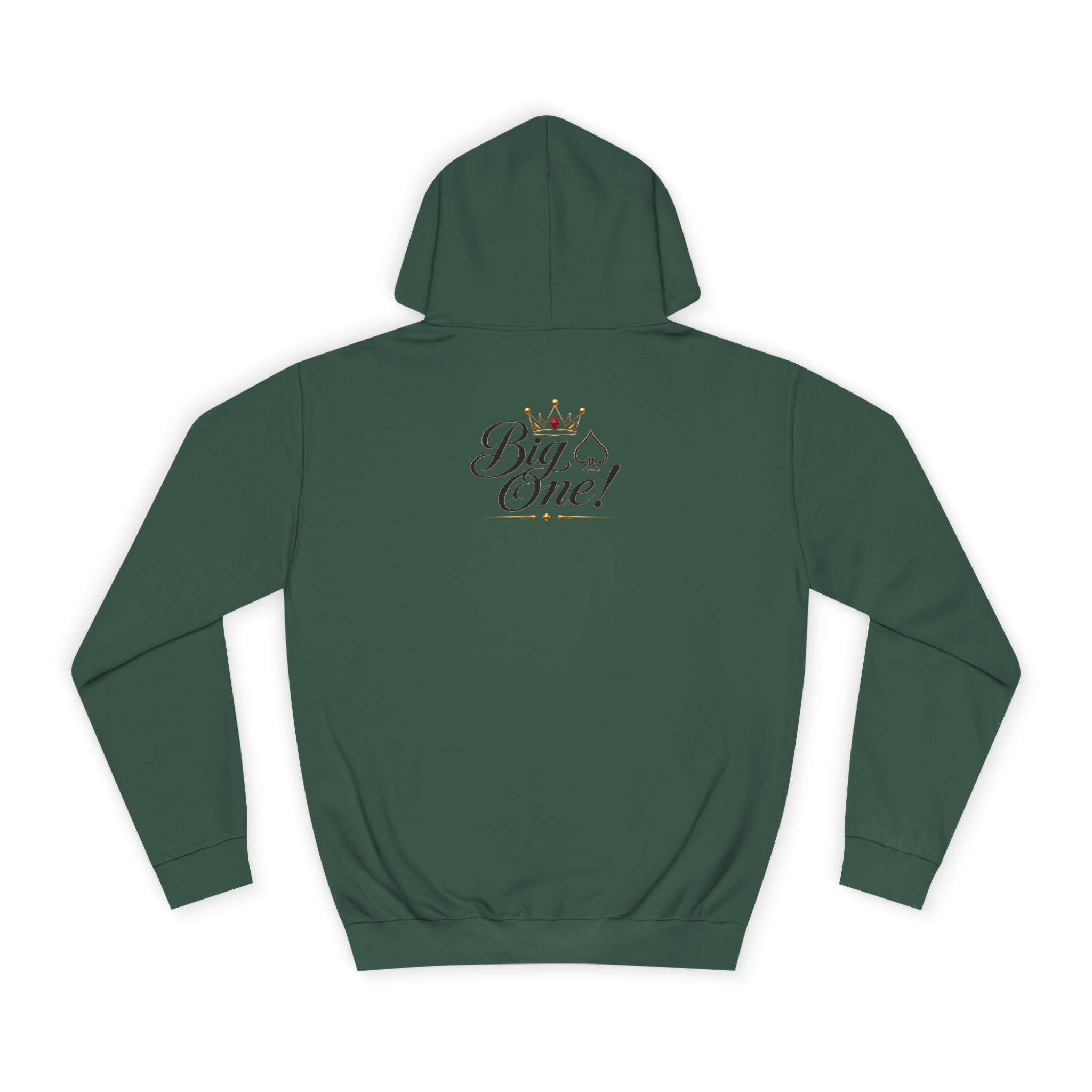 College Hoodie “Small One” Front / “Big One!” Back - Minimal Neon Stars