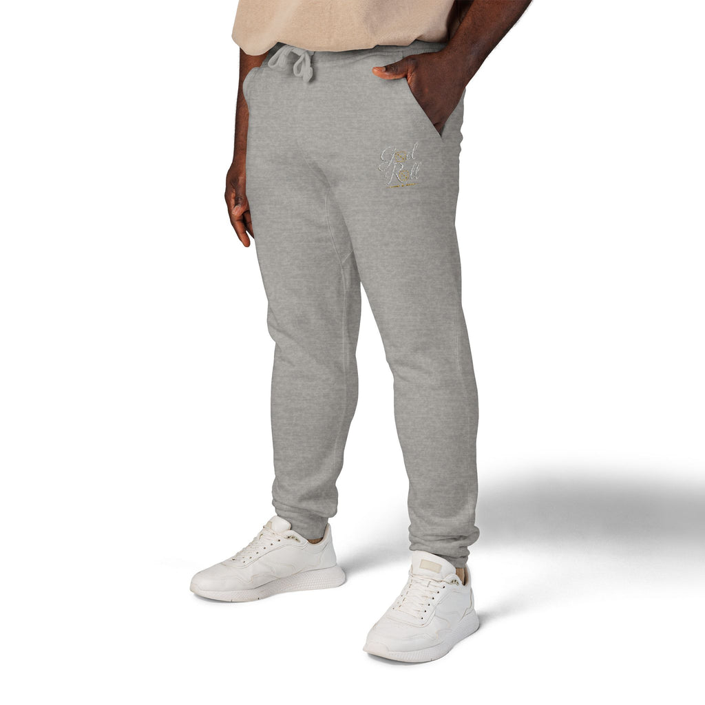 Stylish Cozy Fleece Sweatpants - minimal Accents
