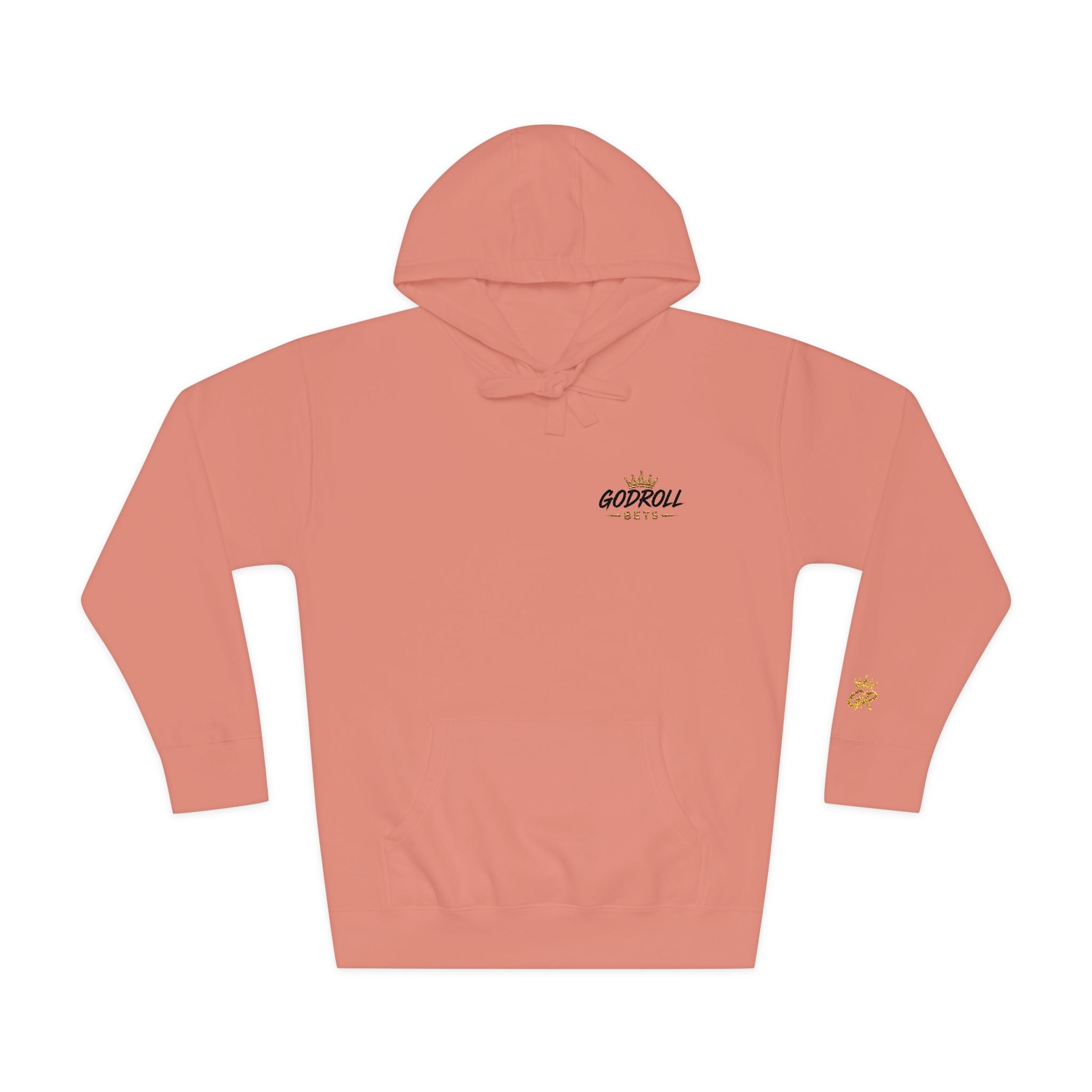 Skateboard 'Go For A Roll' White Fleece Hoodie