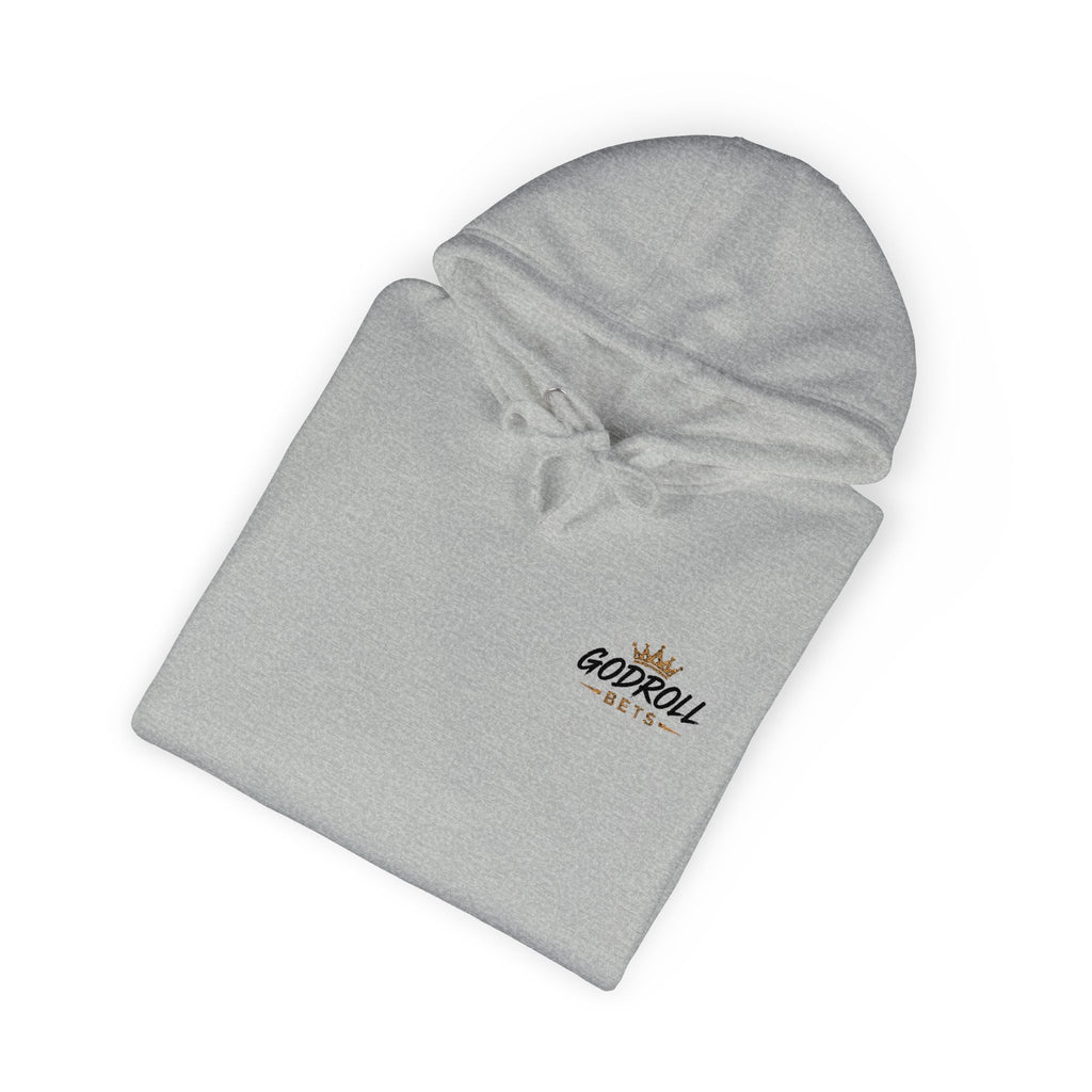 Skateboard 'Go For A Roll' White Fleece Hoodie