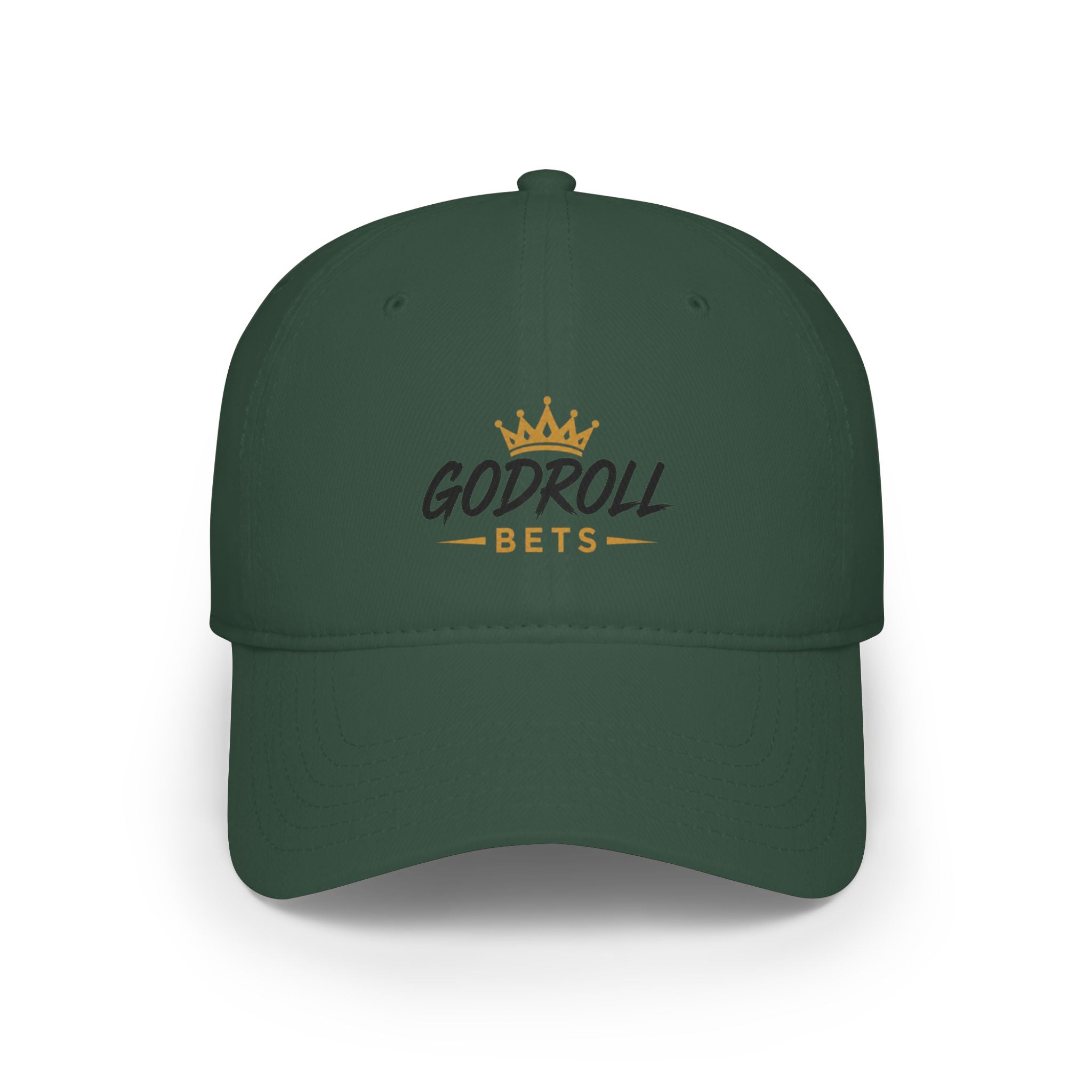 Godroll Bets Low Profile Baseball Cap — Crown Logo Sports Hat