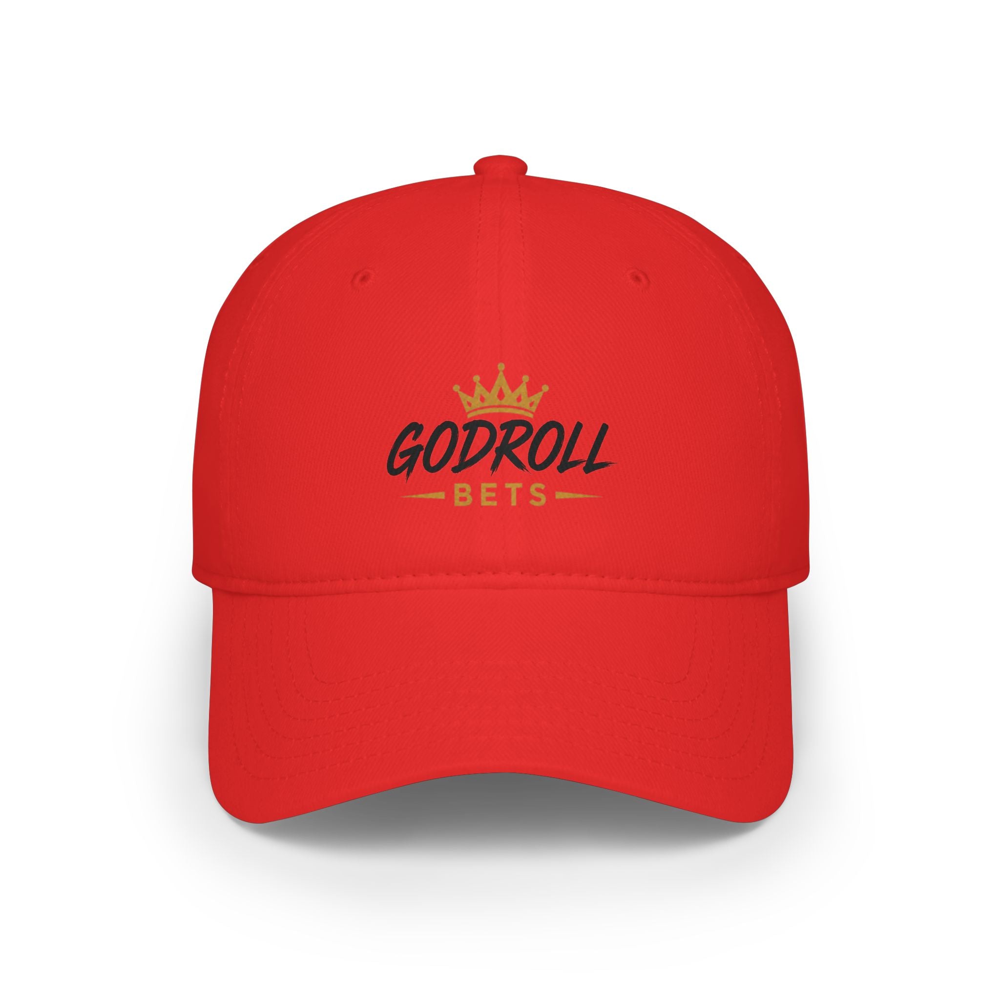 Godroll Bets Low Profile Baseball Cap — Crown Logo Sports Hat