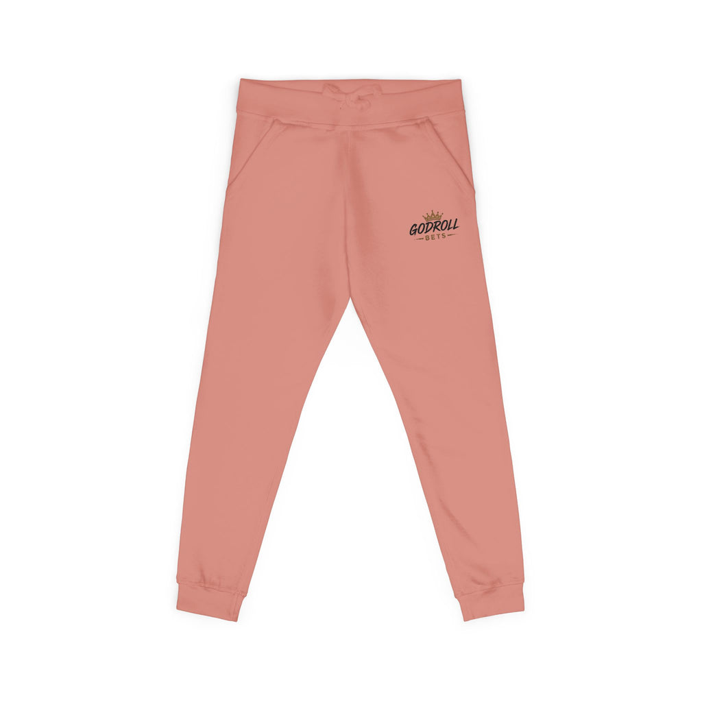 Embroidered 'Goddess Vibes' Fleece Sweatpants — Cozy Casual Joggers